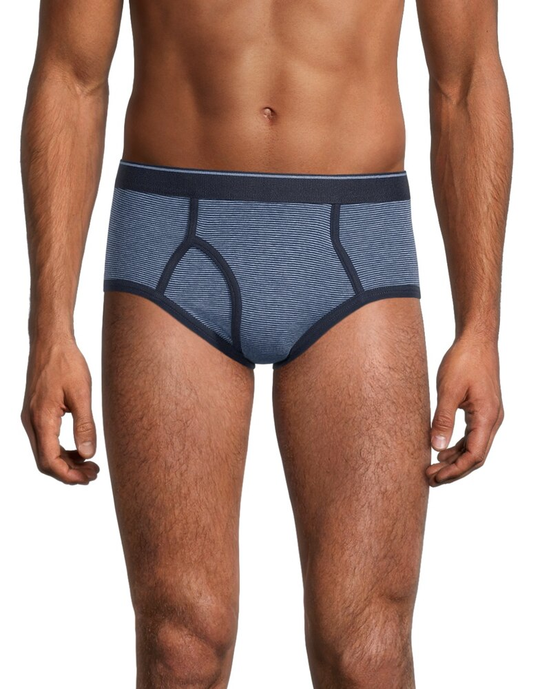 Denver Hayes Men's 3 Pack Yarn Dye Basic Briefs