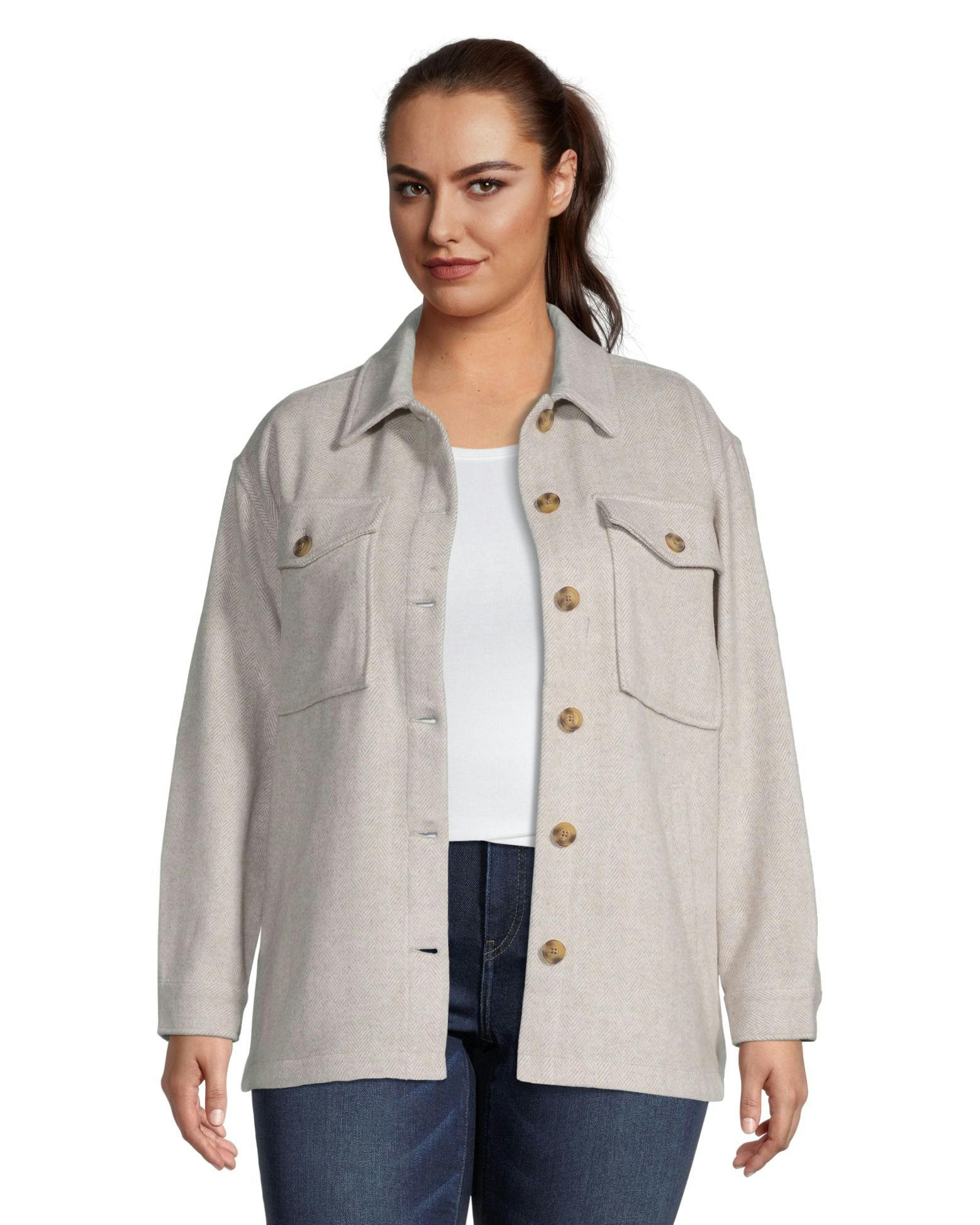 Denver Hayes Women's Button Down Shacket