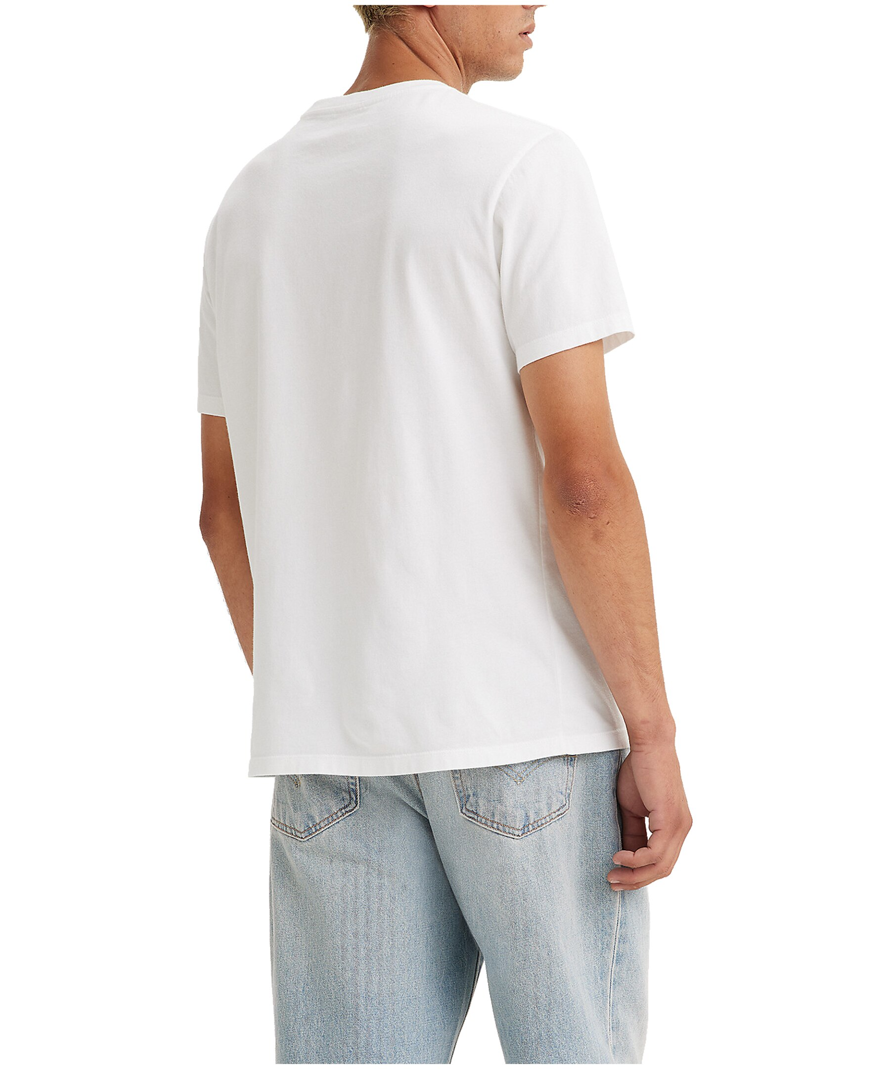 Levi's Men's Grid Logo Graphic Crewneck Cotton T Shirt