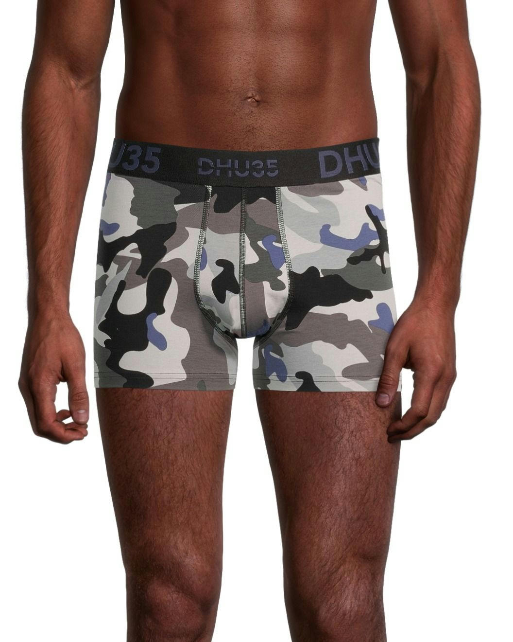 Denver Hayes Men's Fashion Cotton Stretch Single Camo Trunk Briefs Underwear