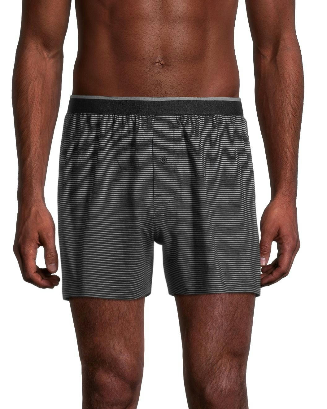 Denver Hayes Men's 2 Pack Yarn Dye Loose Fit Boxer Briefs