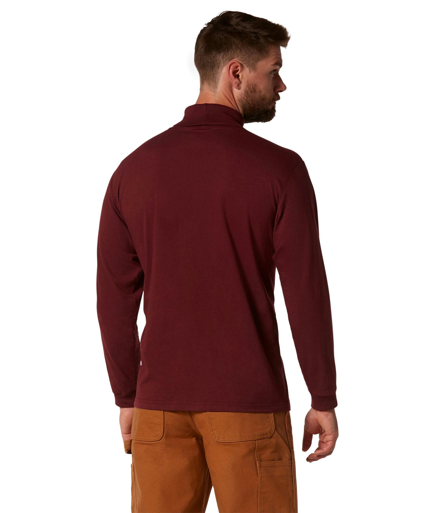 Aggressor Men's Straight Cut Ribbed Turtleneck