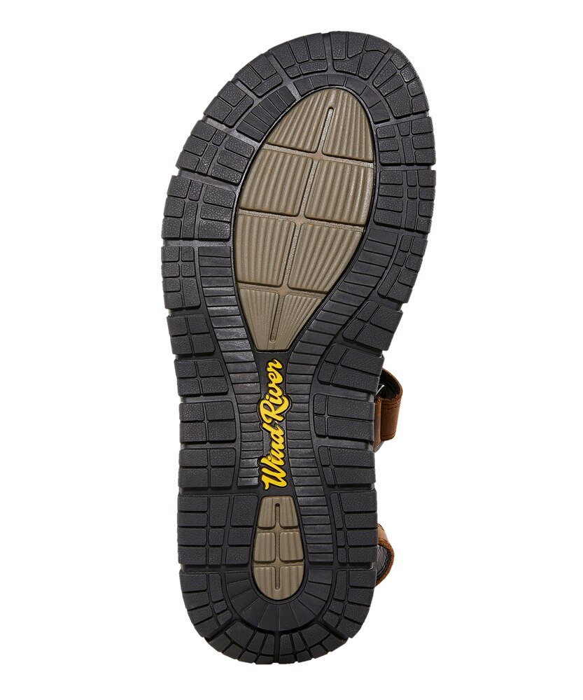 Men's Sacramento Nestfit Freshtech 3-Strap Sandals - Dark Brown