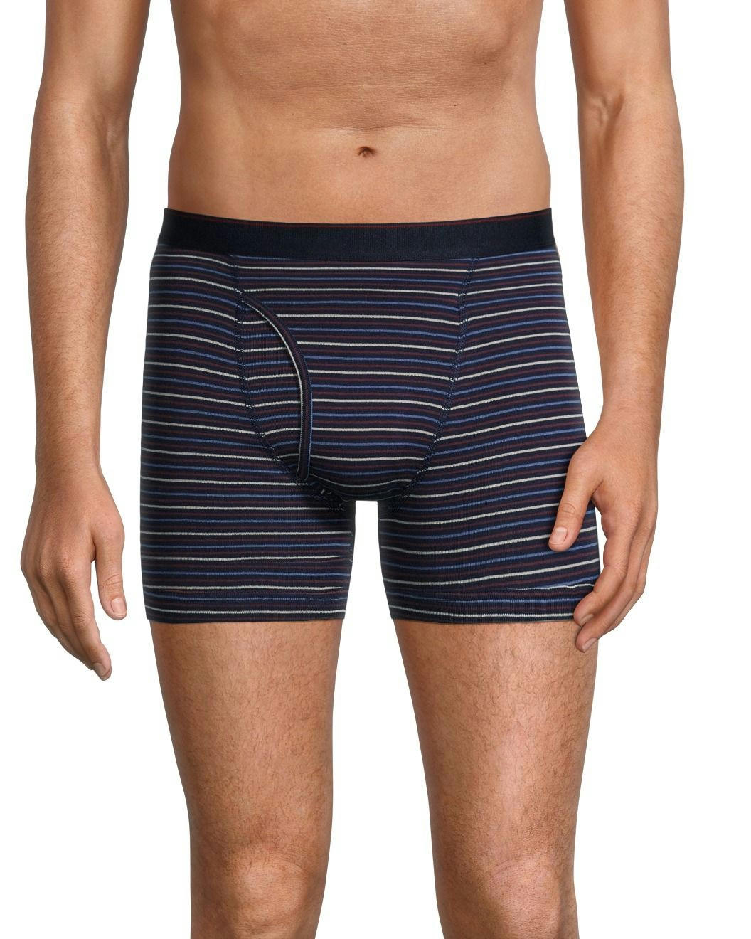 Denver Hayes Men's 2 Pack Yarn Dye Boxer Briefs