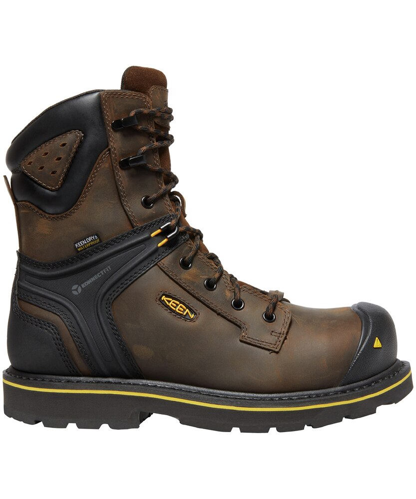 Keen Men's 8 Inch Abitibi II Composite Toe Composite Plate Waterproof Work Boots