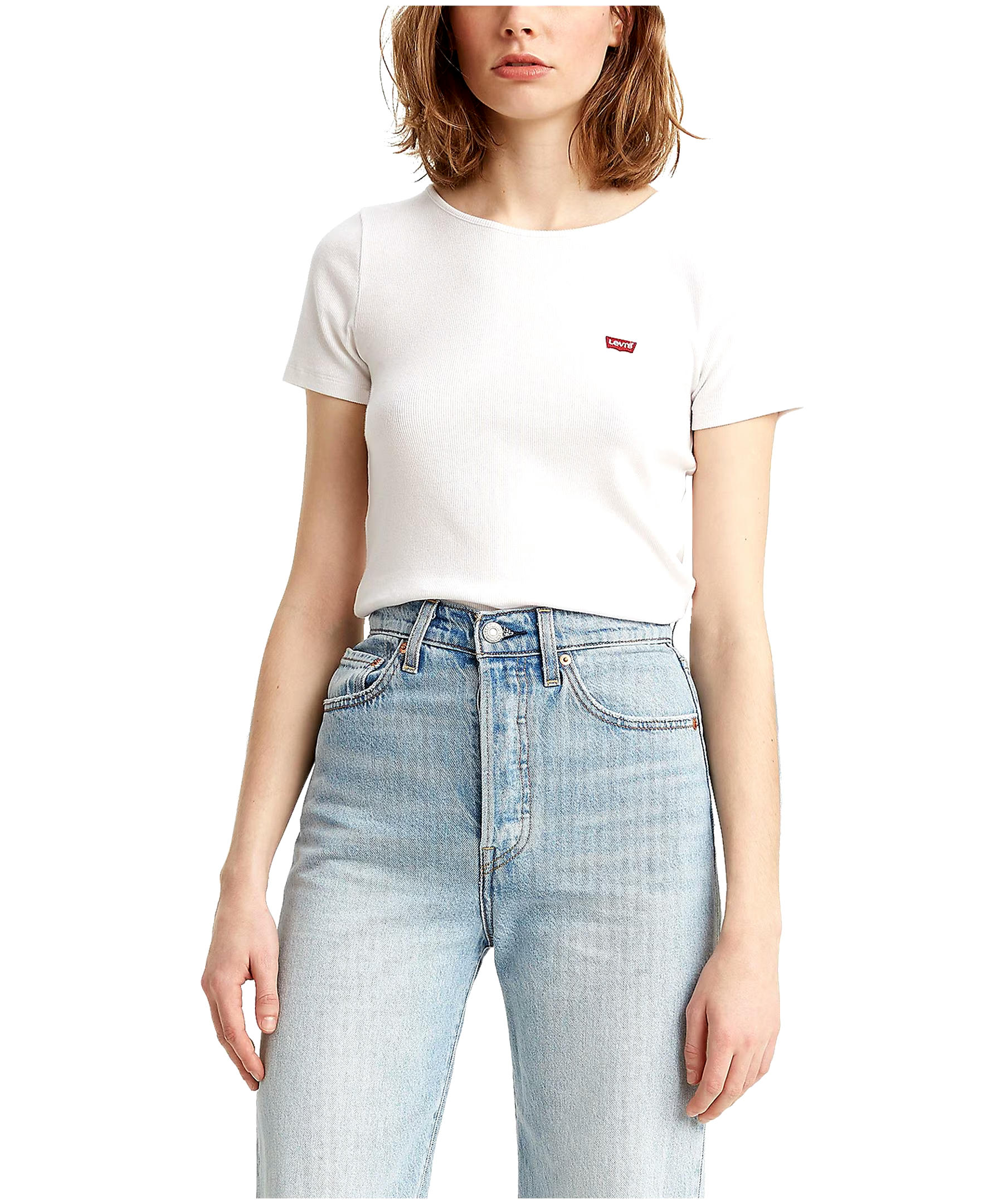 Levi's Women's Honey Rib Knit T Shirt