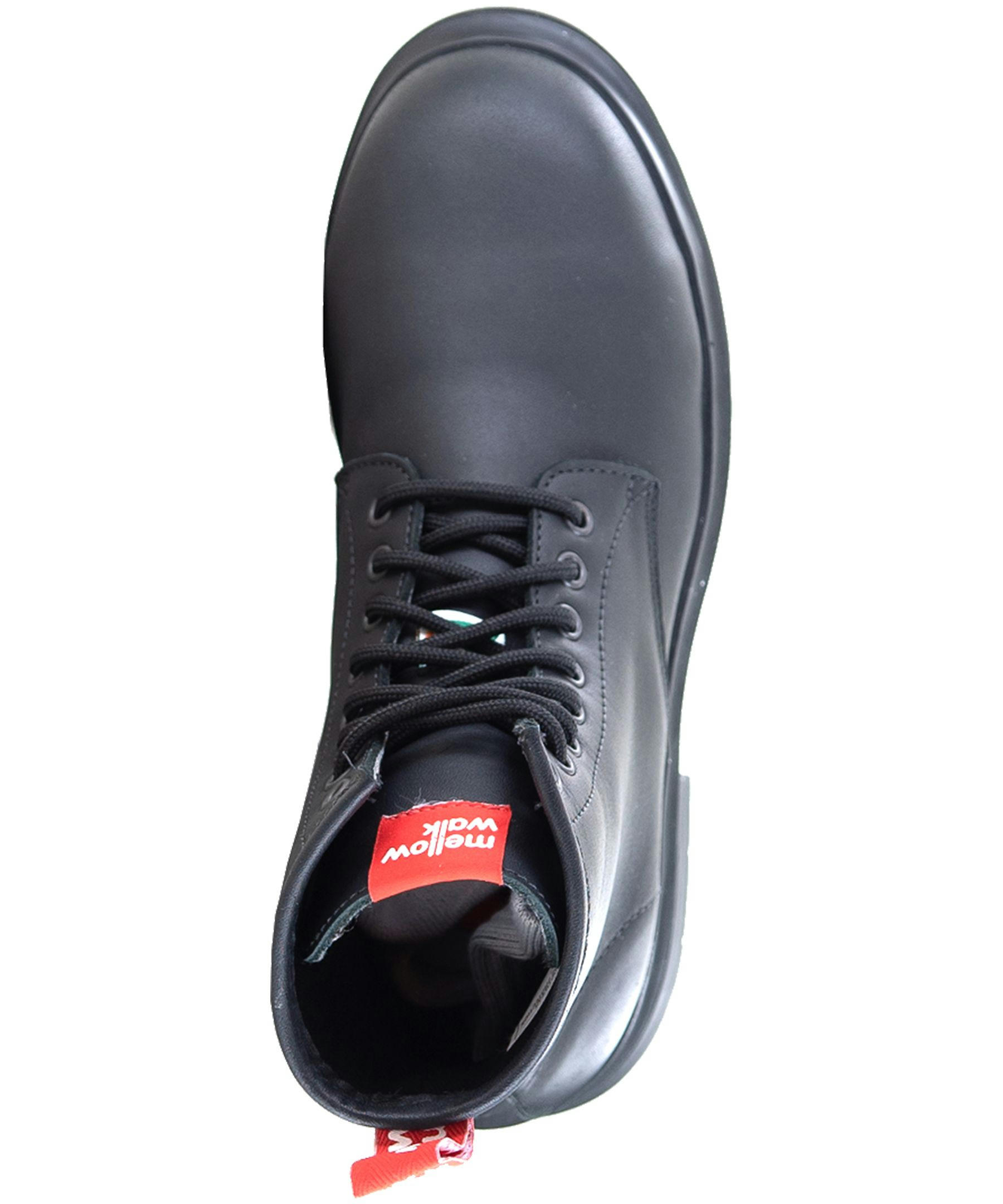 Mellow Walk Men's 6 Inch Hybrid Composite Toe Composite Plate Leather Lace Up Work Boot