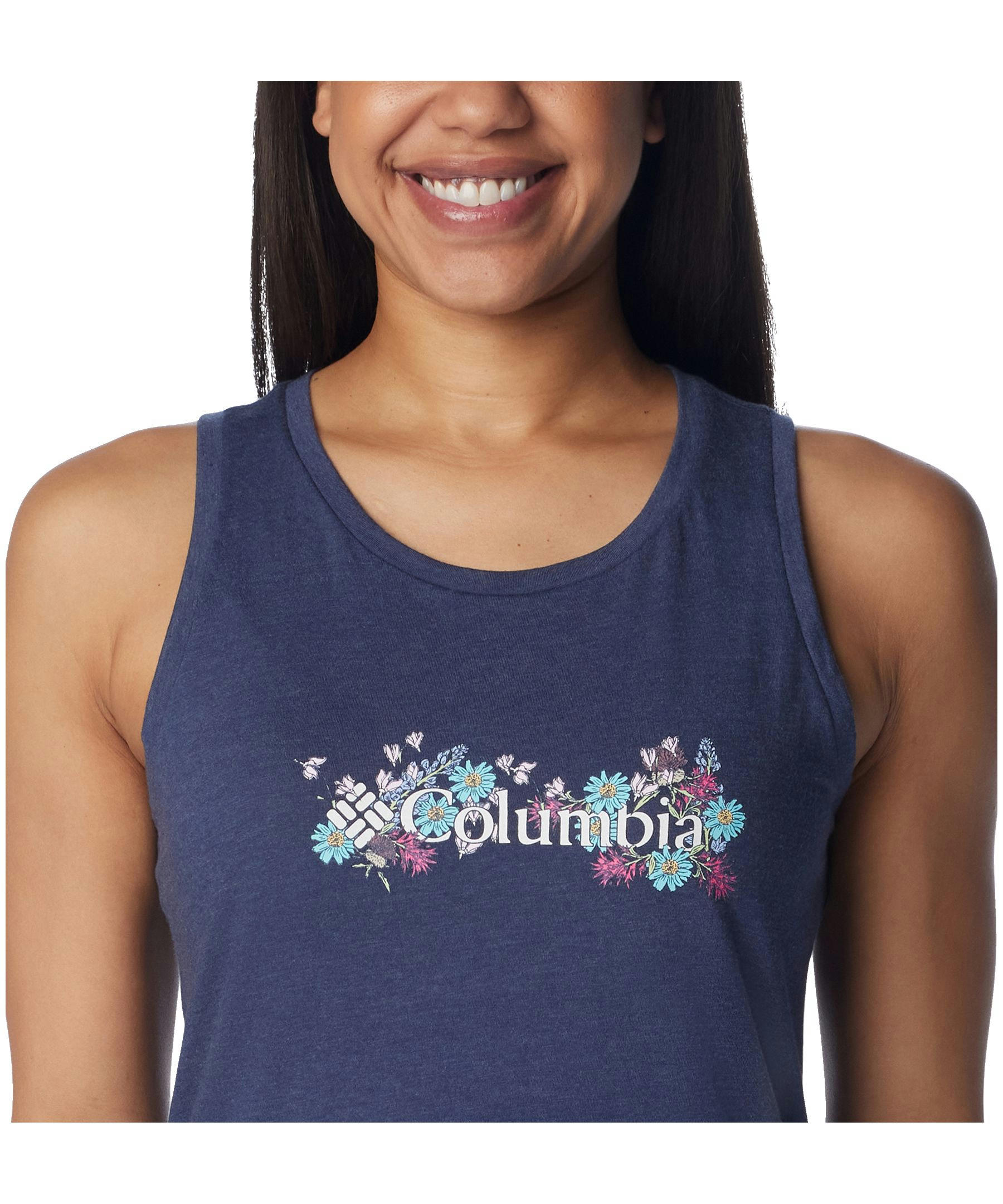 Columbia Women's Bluff Mesa Comfort Stretch Graphic Tank Top