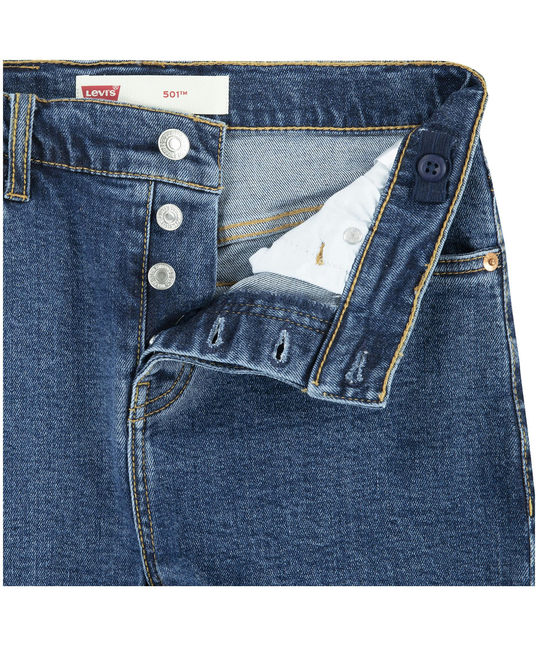 Youth Unisex 501 Mid Rise Denim Jean Shorts