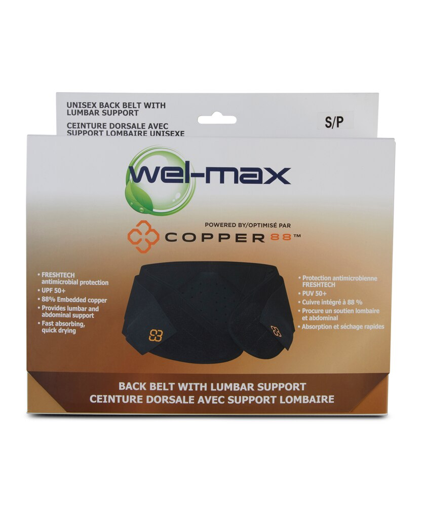 Wel-max Copper 88 Large/Extra Large Back Support Belt
