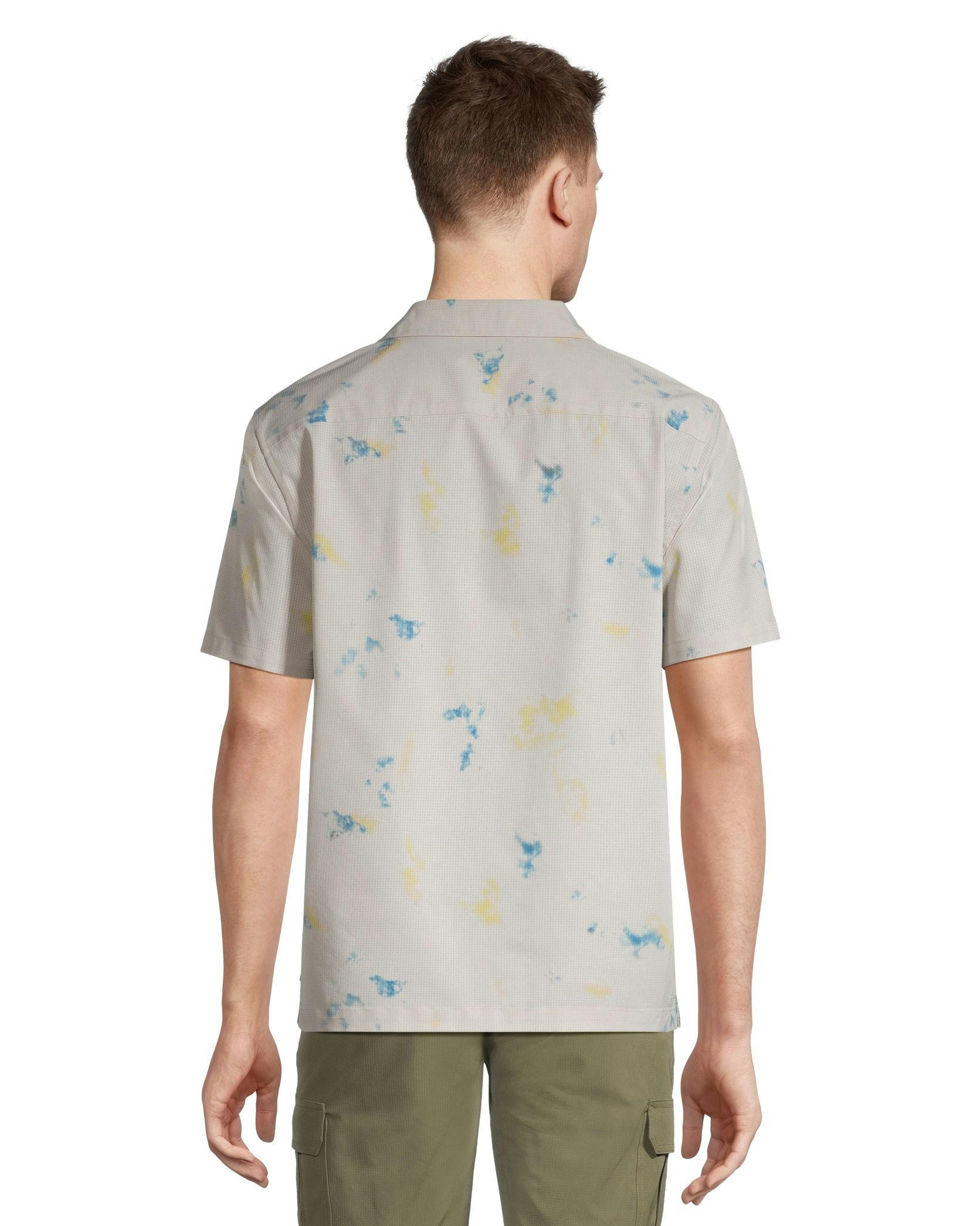 FarWest Men's Perforated Modern Fit Shirt