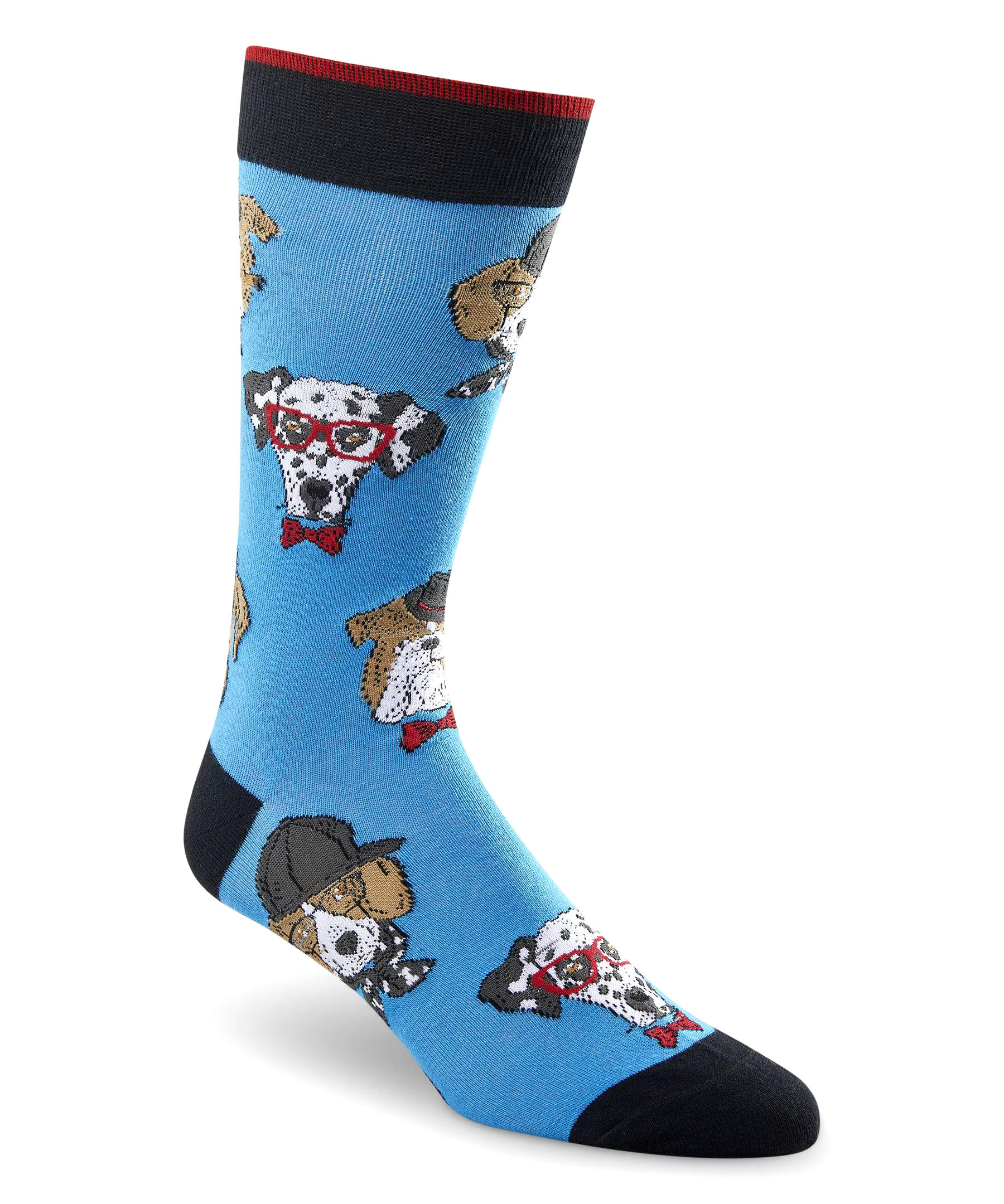 Denver Hayes Men's FRESHTECH® Animal Pattern Casual Crew Socks
