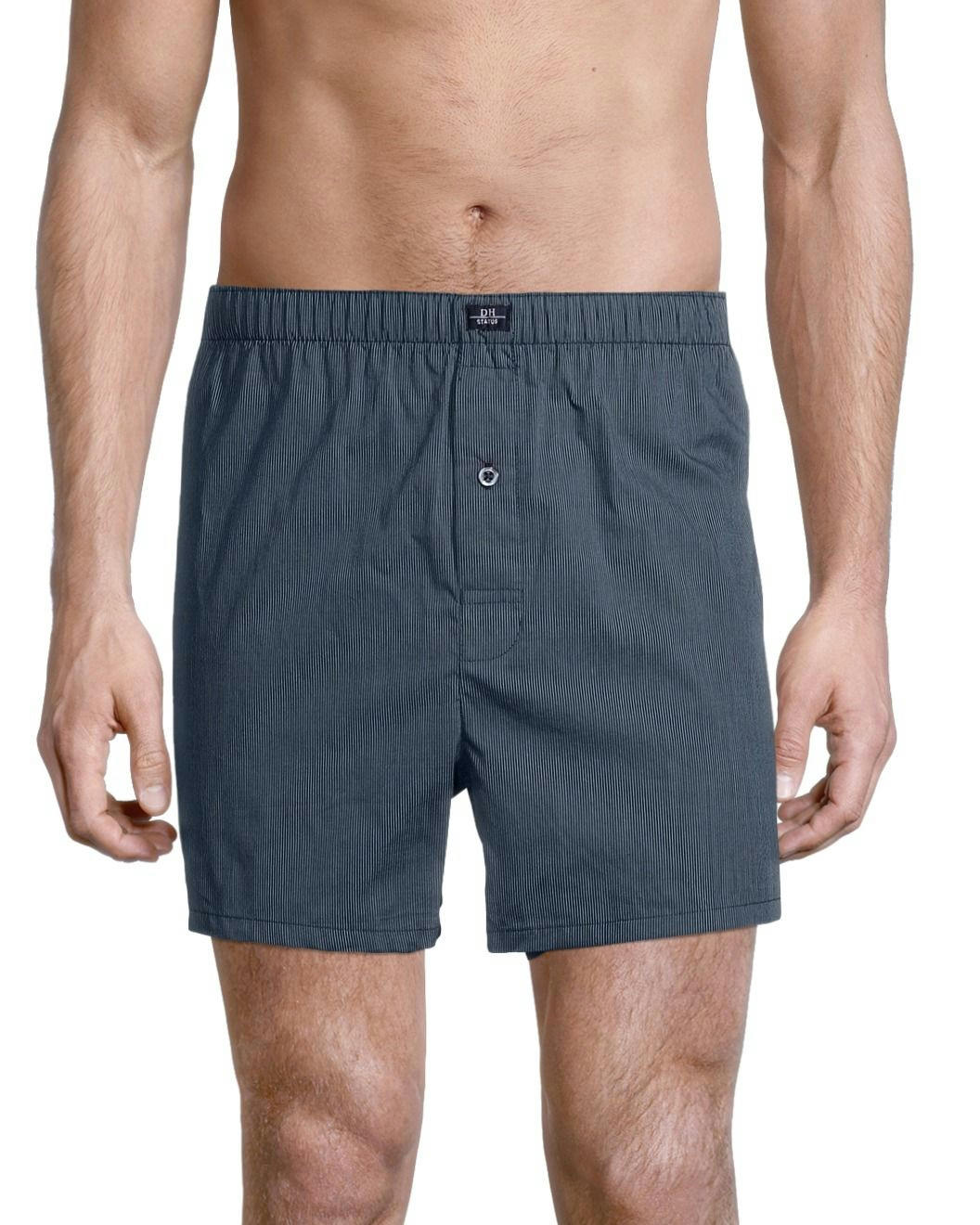 Denver Hayes Men's 2 Pack Woven Boxer