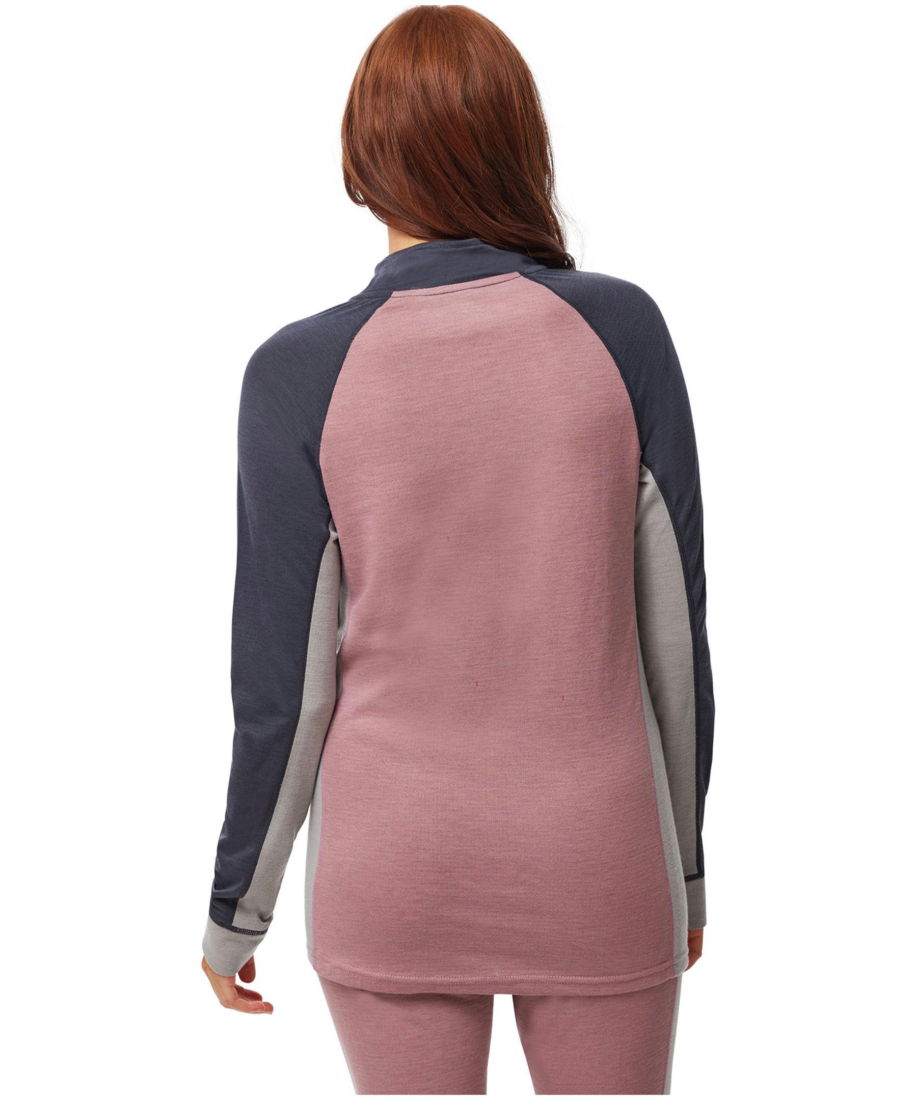 Kombi Women's Merino Blend Zip Baselayer Top
