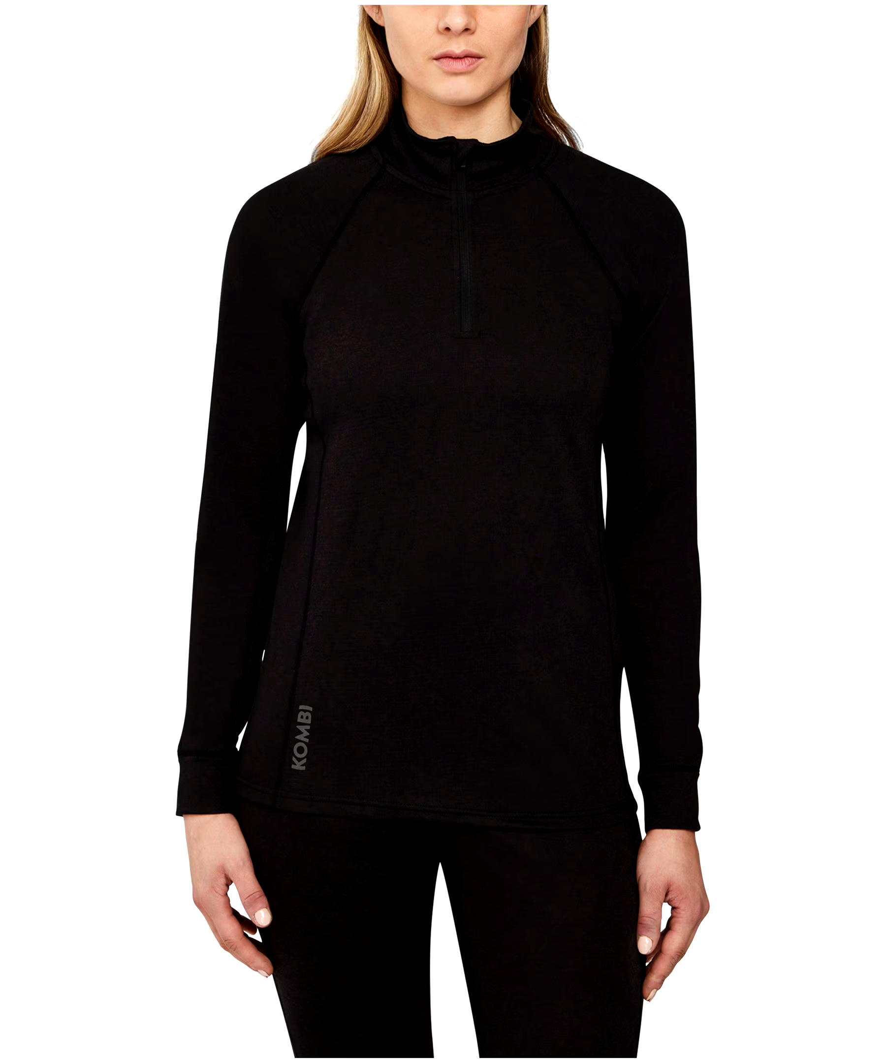 Kombi Women's Merino Blend Zip Baselayer Top
