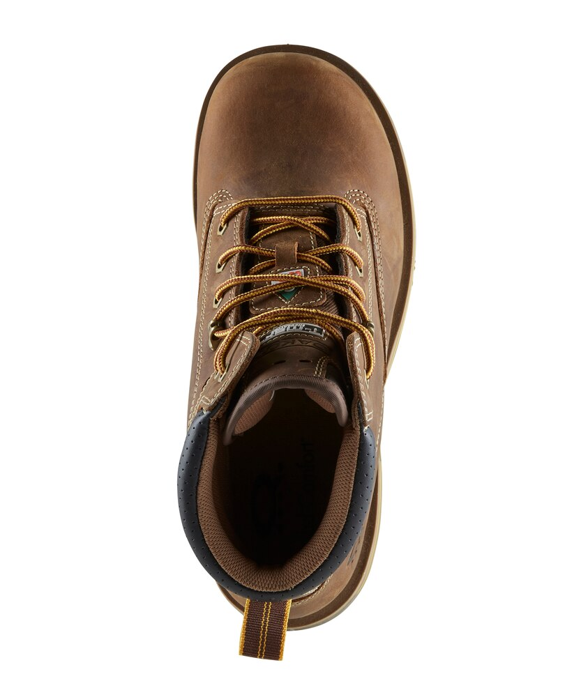 Dakota WorkPro Series Men's Steel Toe Composite Plate 6114 Quad Comfort Freshtech 6 Inch Work Boots - Brown