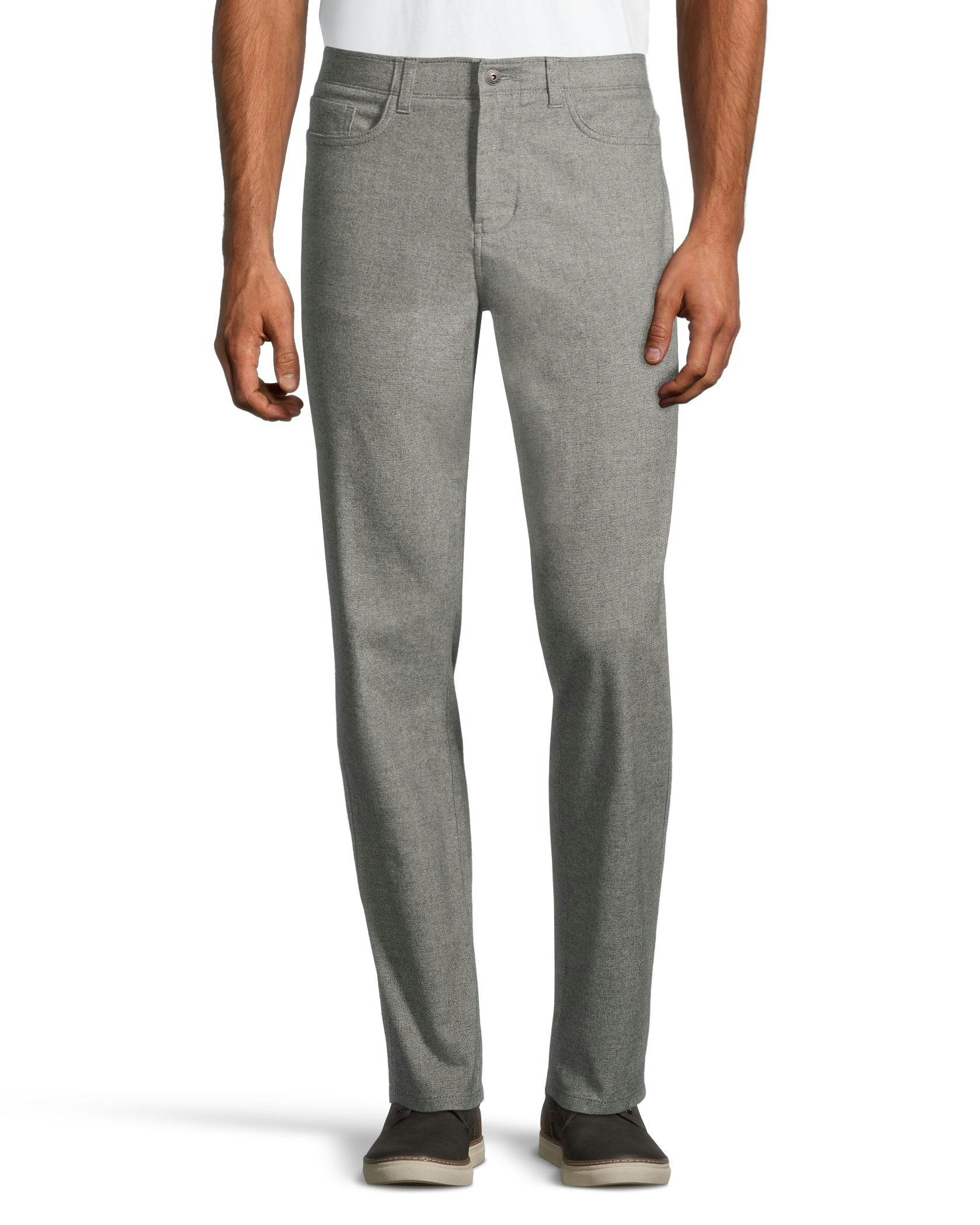 Denver Hayes Men's Stretch 5 Pocket Athletic Chinos – Brushed