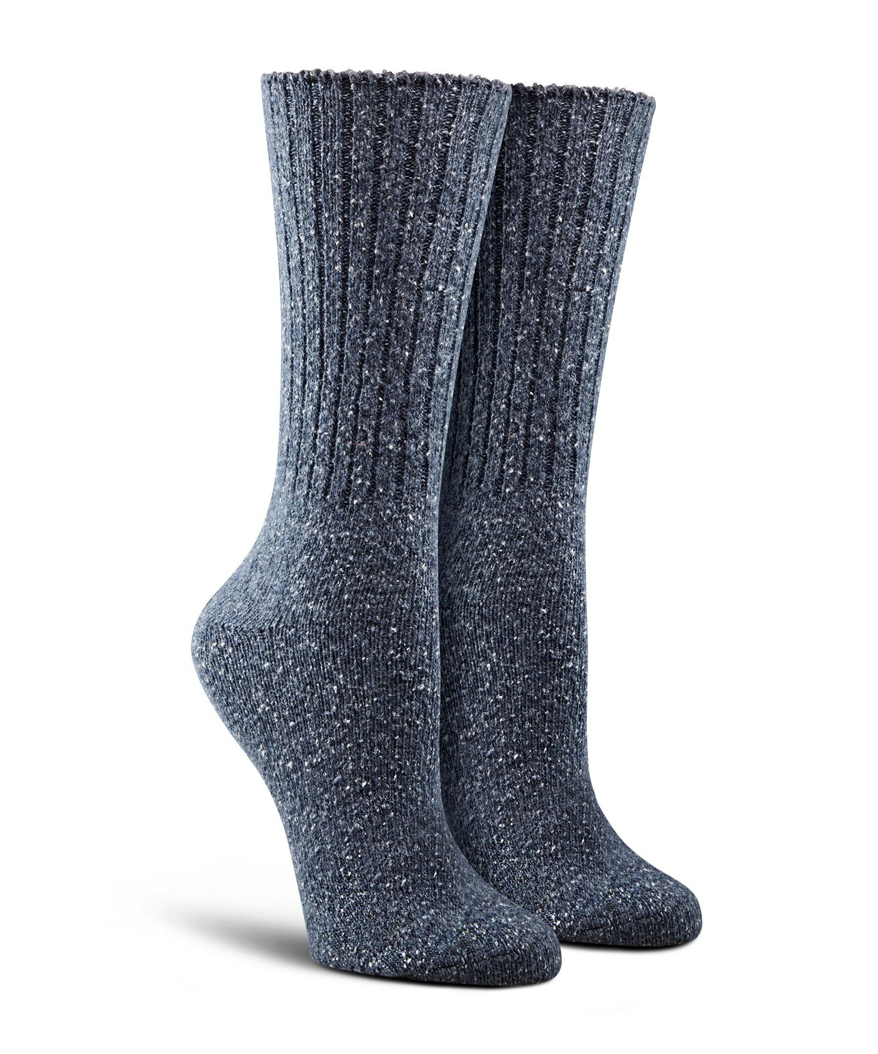 Denver Hayes Women's 2 Pack Rib Knit Sweater Crew Socks