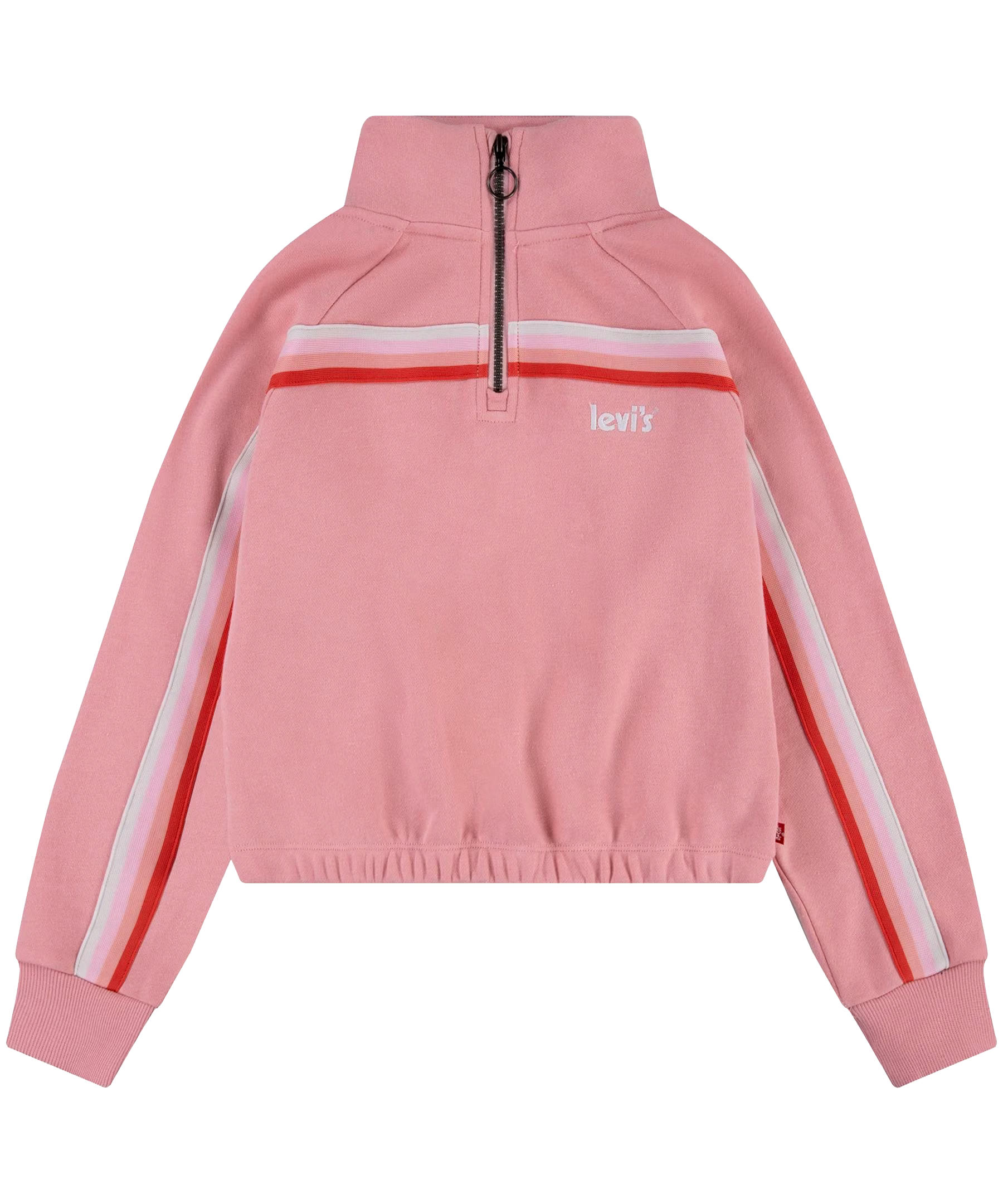 Levi's Youth Girl's 1/4 Zip French Terry Pullover Sweatshirt