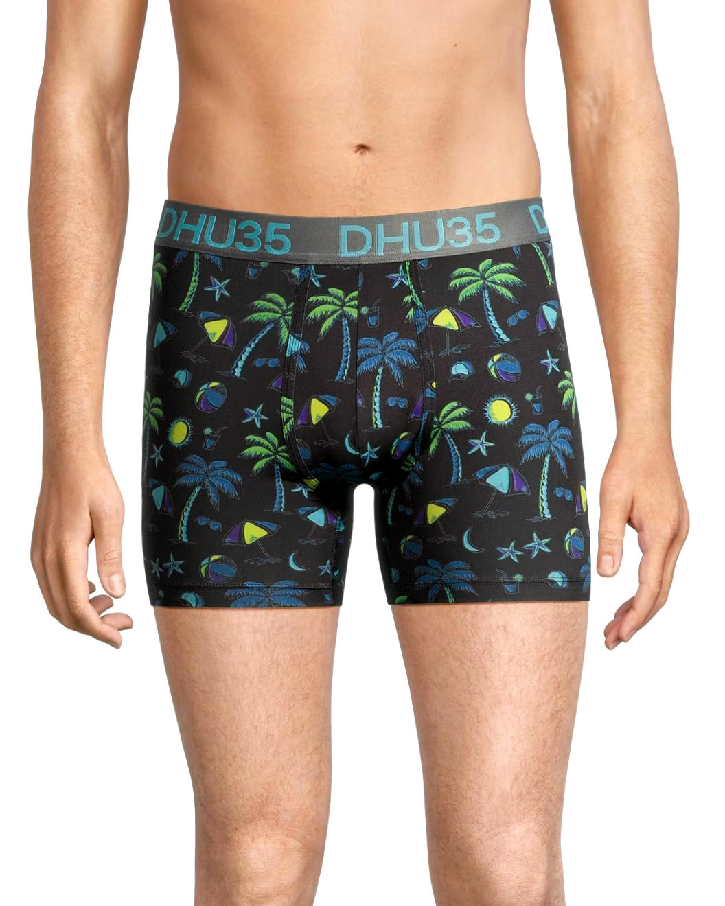 Denver Hayes Men's Microfibre Printed Boxer Briefs