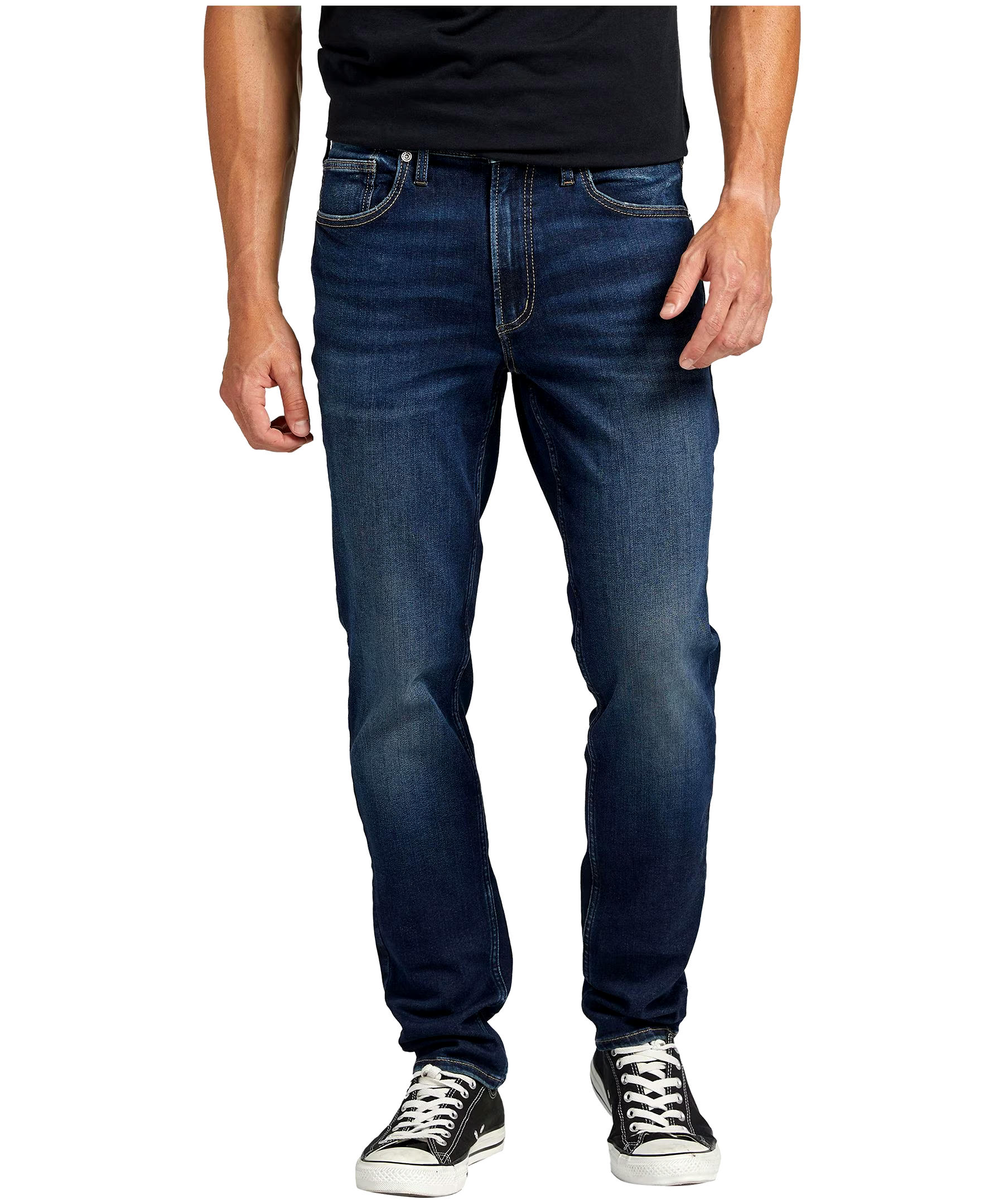 Silver Men's Infinite High Rise Athletic Slim Jeans