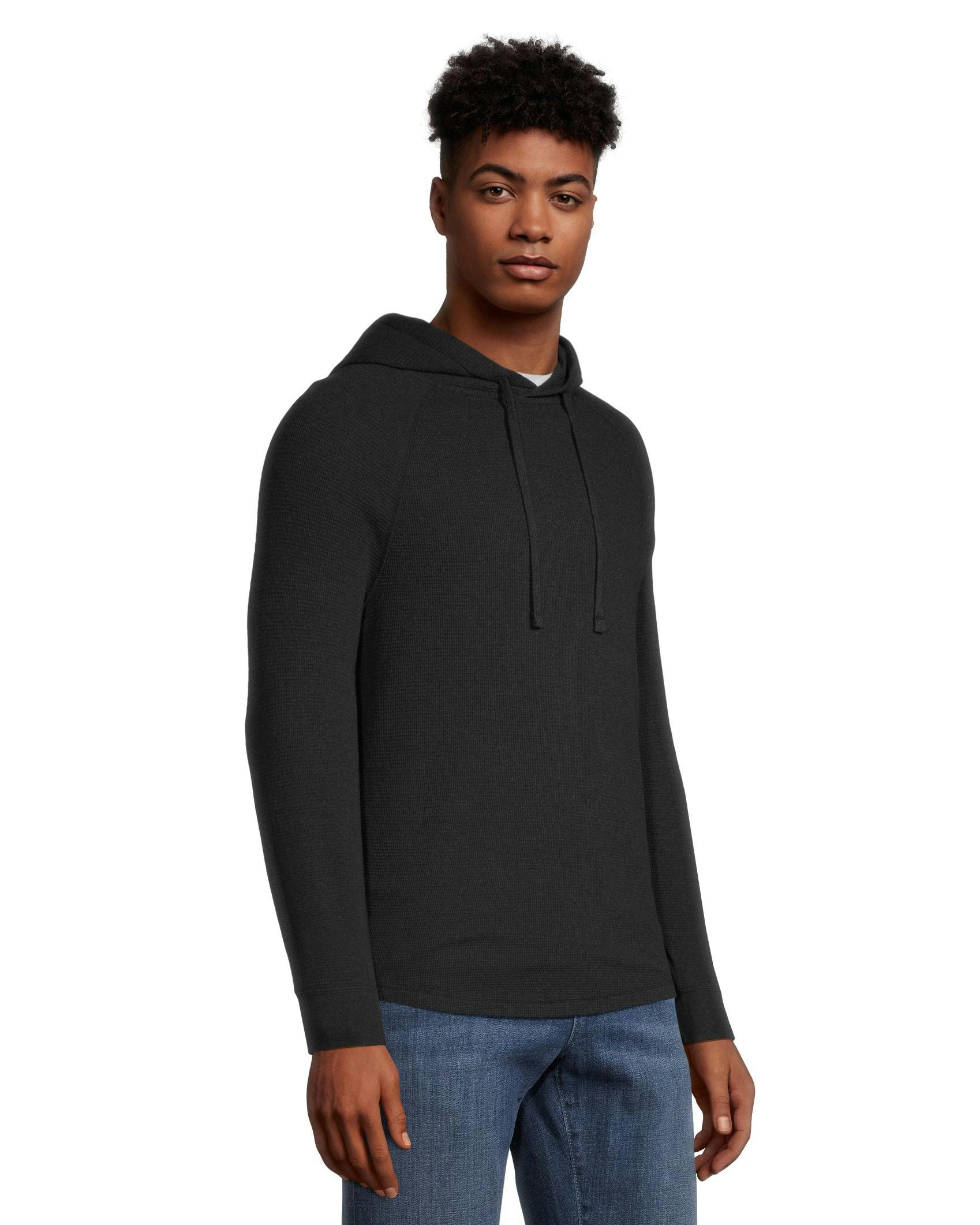 Denver Hayes Men's Long Sleeve Waffle Raglan Hoodie