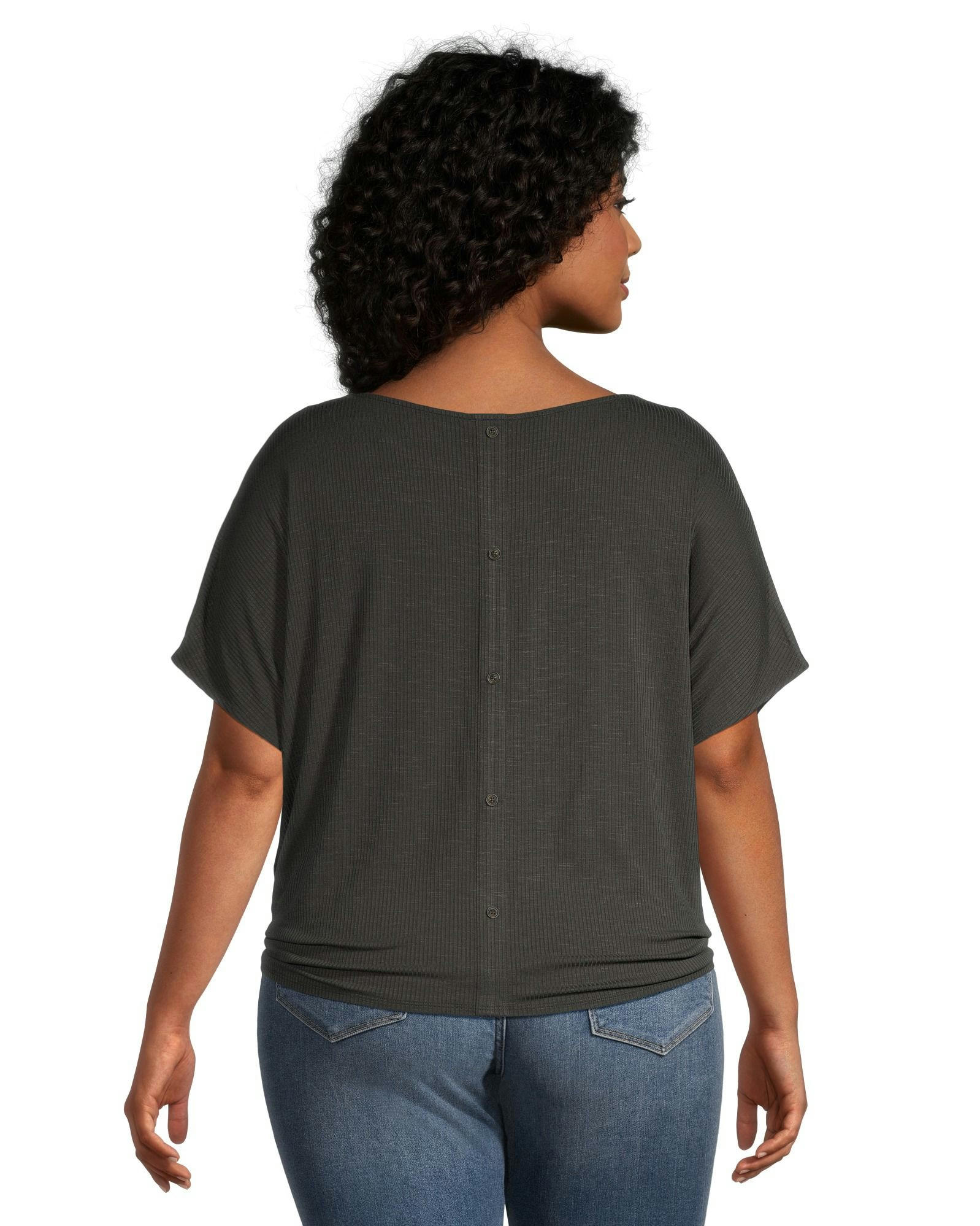 Denver Hayes Women's Relaxed Fit Tie Front T Shirt