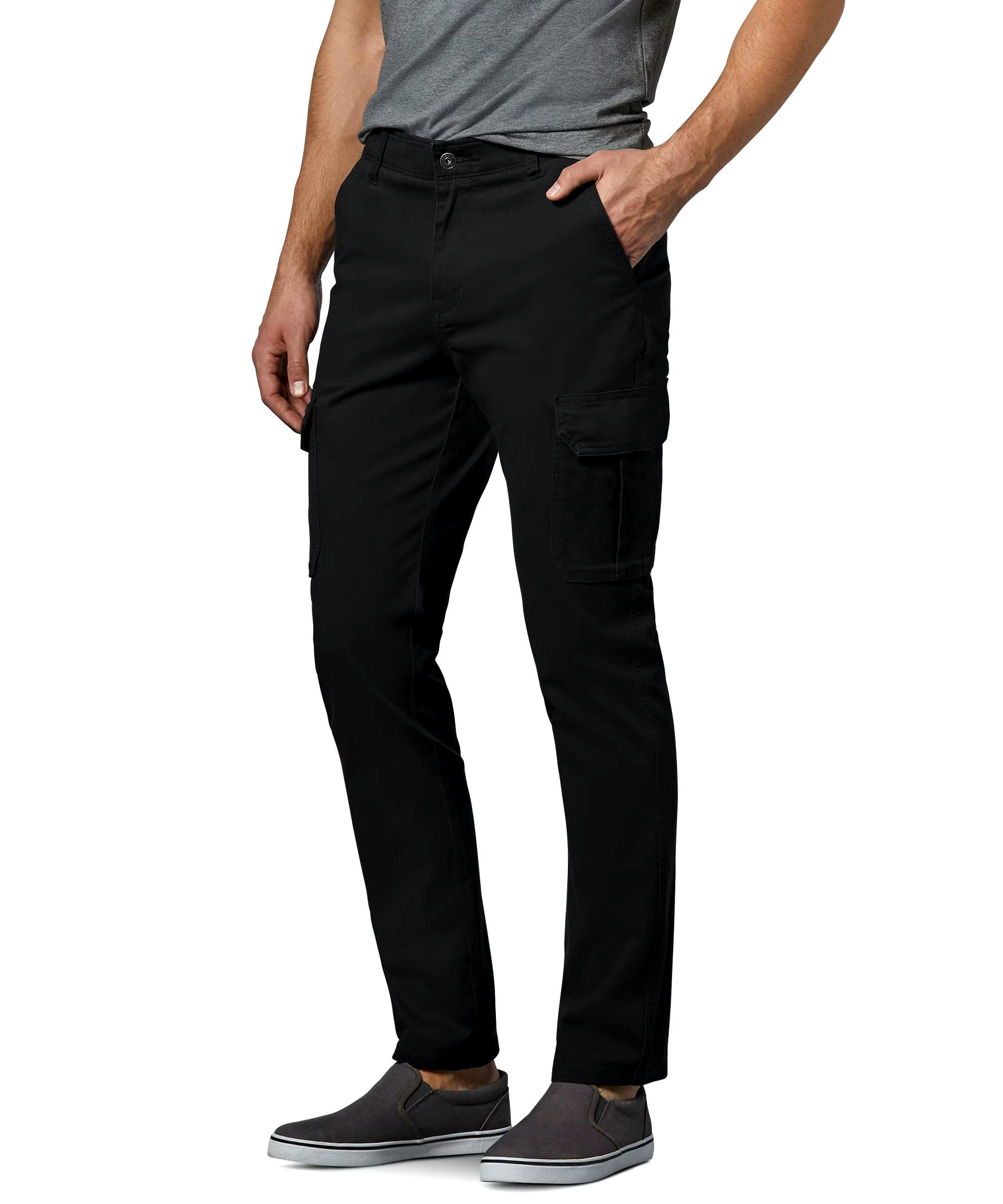 Denver Hayes Men's Stretch Slim Cargo Pants