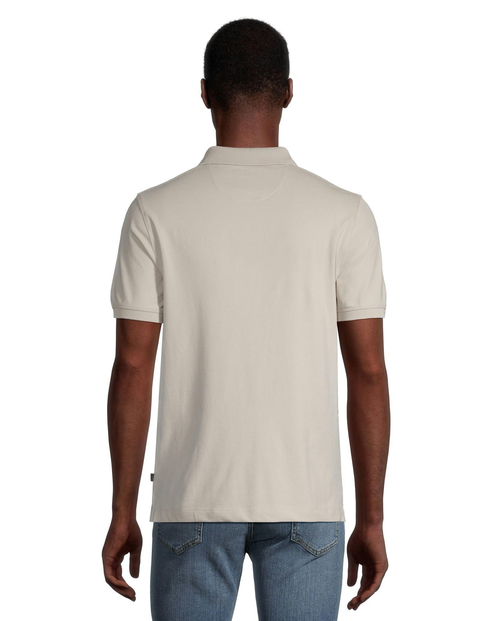 Denver Hayes Men's 50 Wash Stretch Short Sleeve Classic Fit Pique Polo Shirt