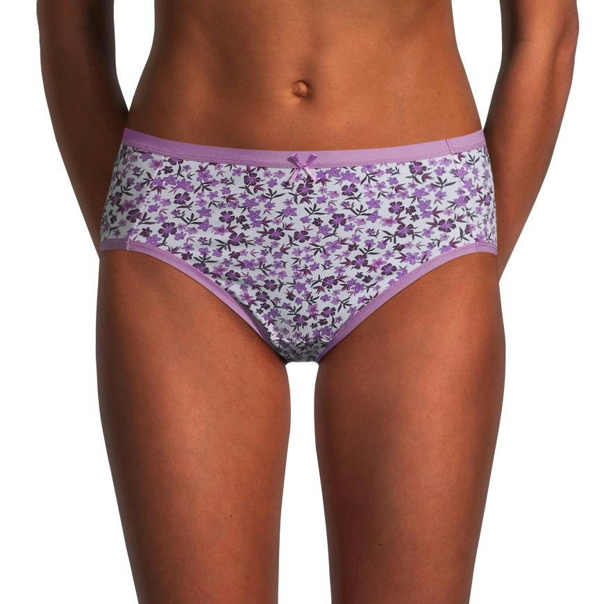 Denver Hayes Women's 2 Pack Perfect Fit Cotton Stretch Hi Cut Panty