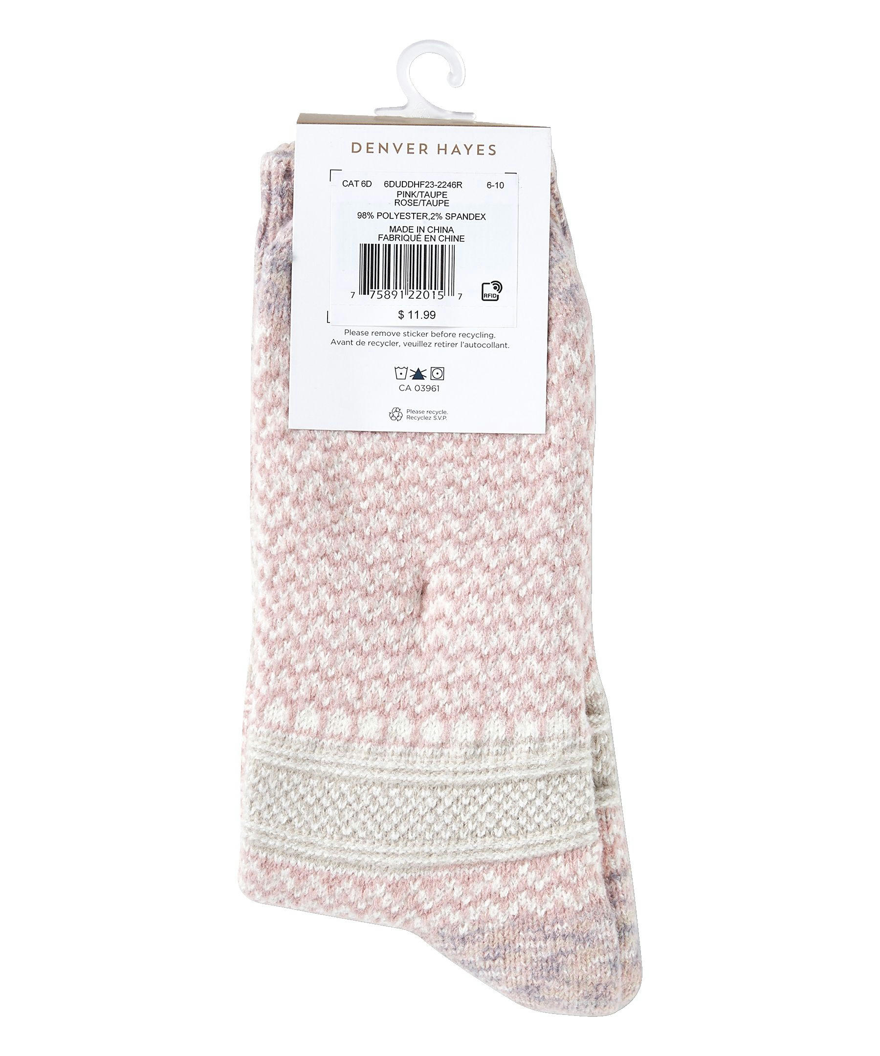 Denver Hayes Women's Super Soft Crew Socks