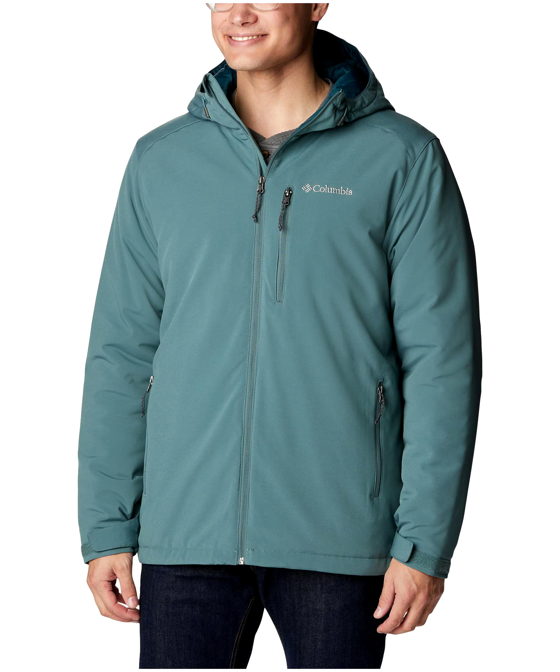 Columbia Men's Gate Racer Water Resistant Hooded Insulated Softshell Jacket