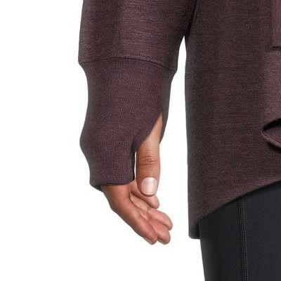 Shambhala Women's Semi-Fitted French Terry Open Cardigan
