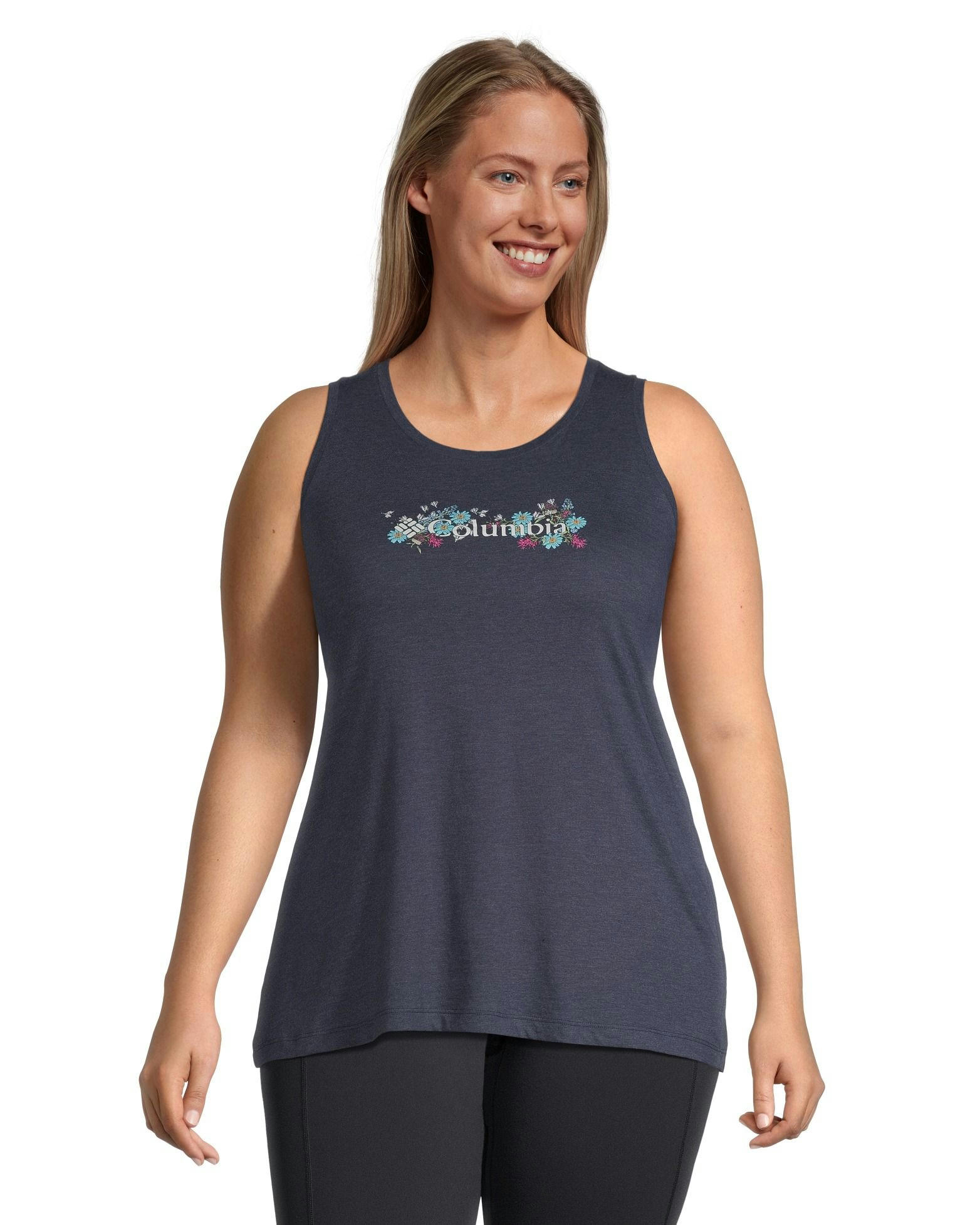 Columbia Women's Bluff Mesa Comfort Stretch Graphic Tank Top