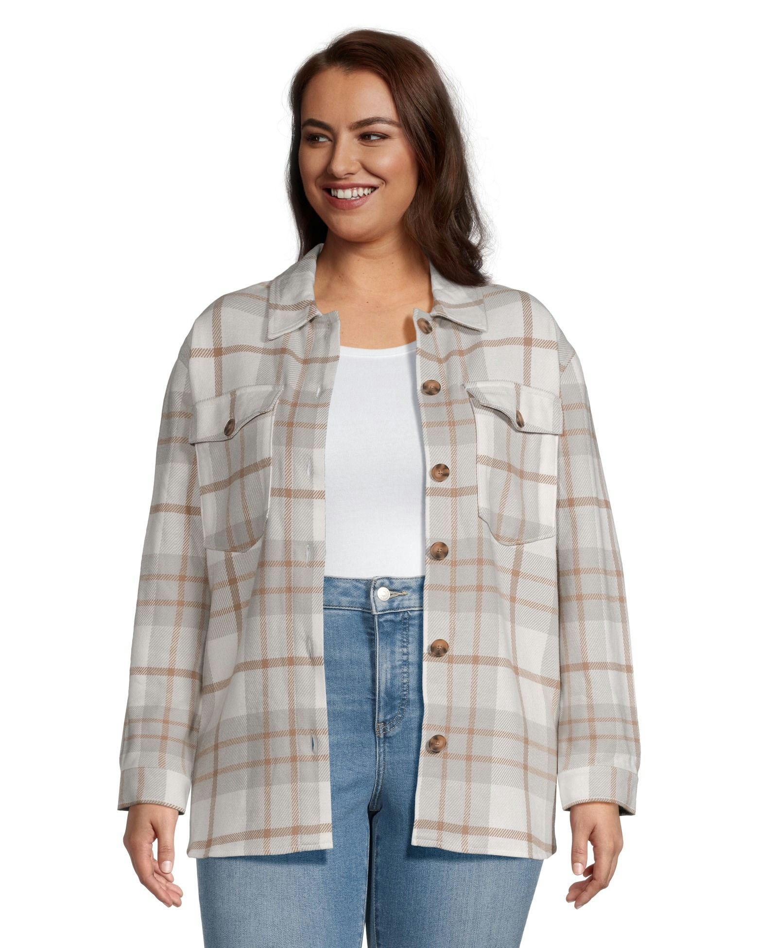 Denver Hayes Women's Knit Spring Shacket