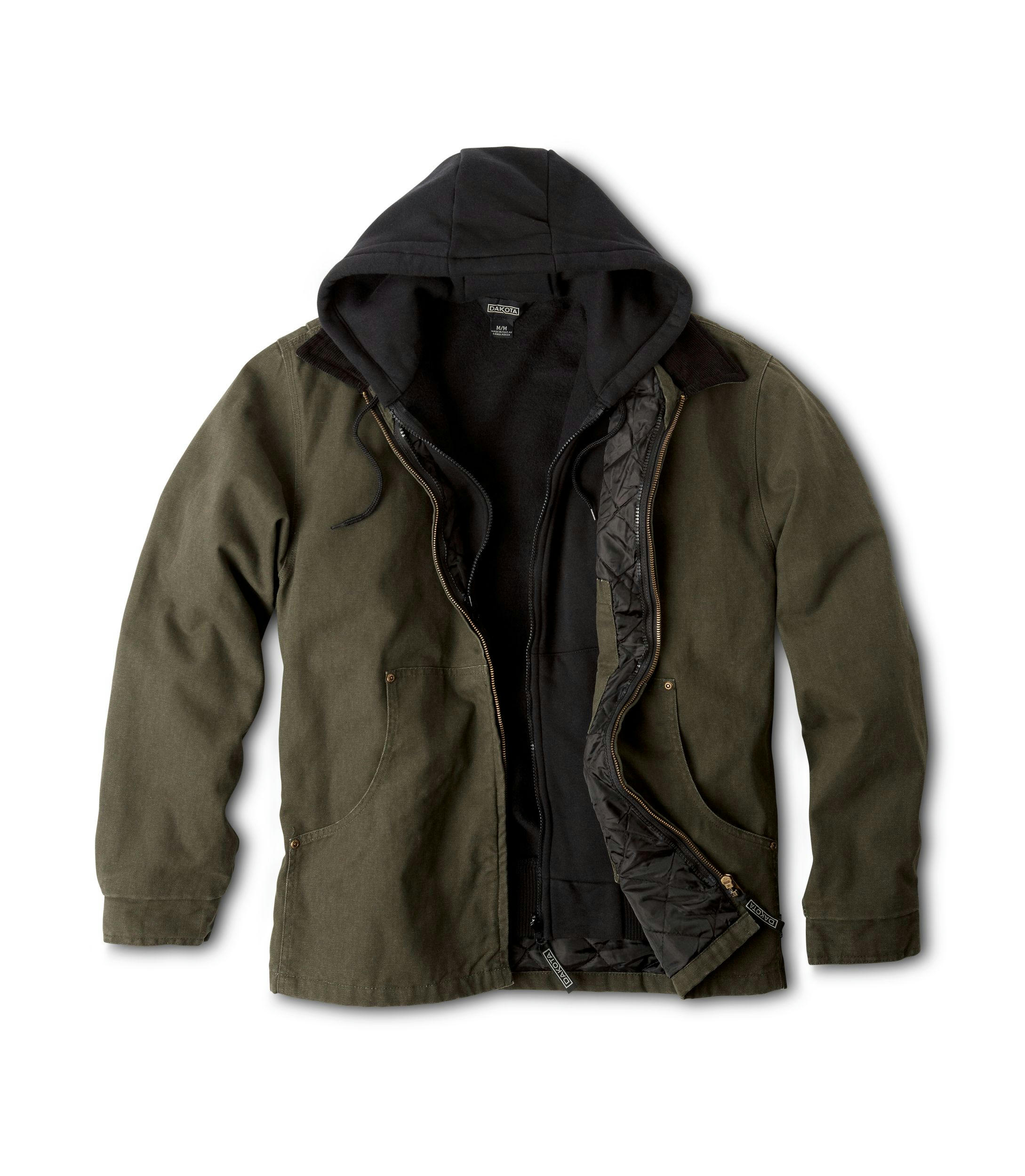 Dakota WorkPro Series Men's Washed Canvas 3-In-1 Jacket