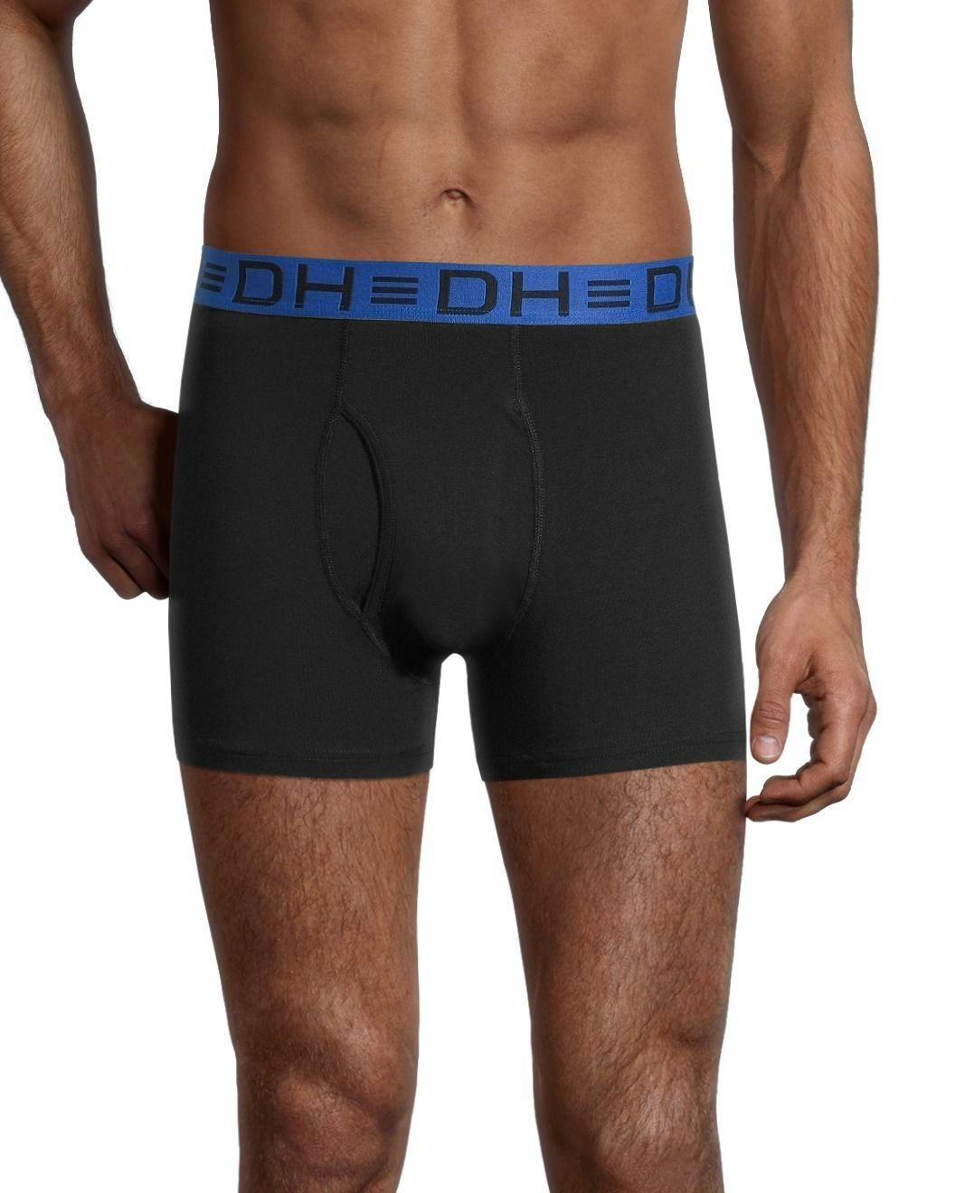 Denver Hayes Men's 3 Pack X-Mas Cotton Stretch Boxer Brief Underwear