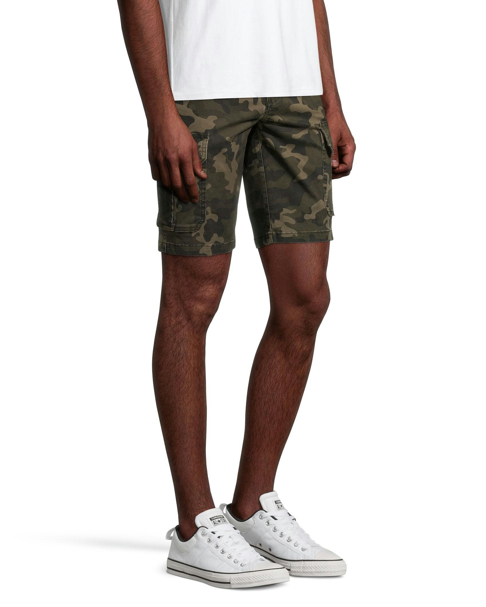 Men's Mid Rise Stretch Cargo Shorts