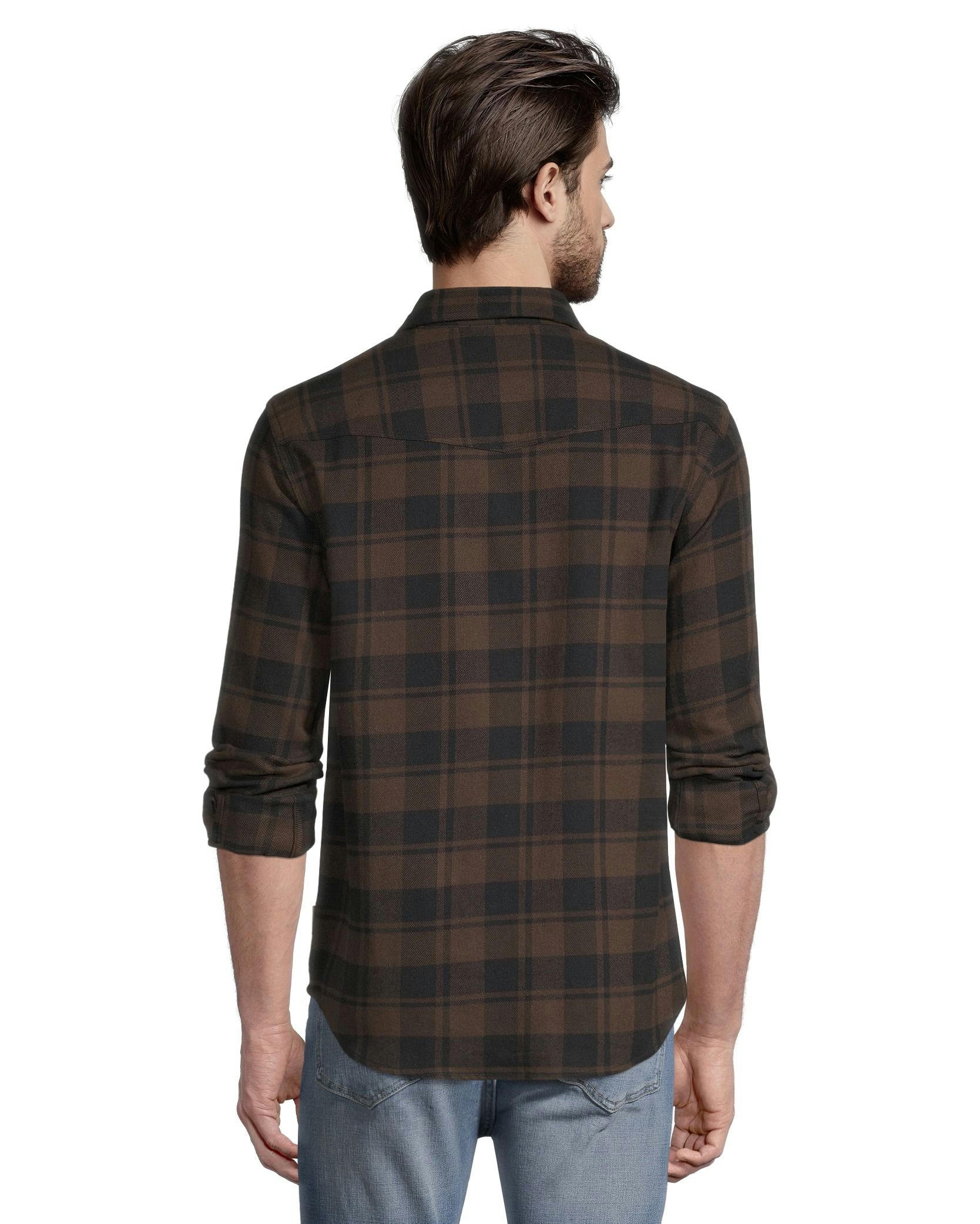 WindRiver Men's Heritage Fashion Stretch Flannel Shirt