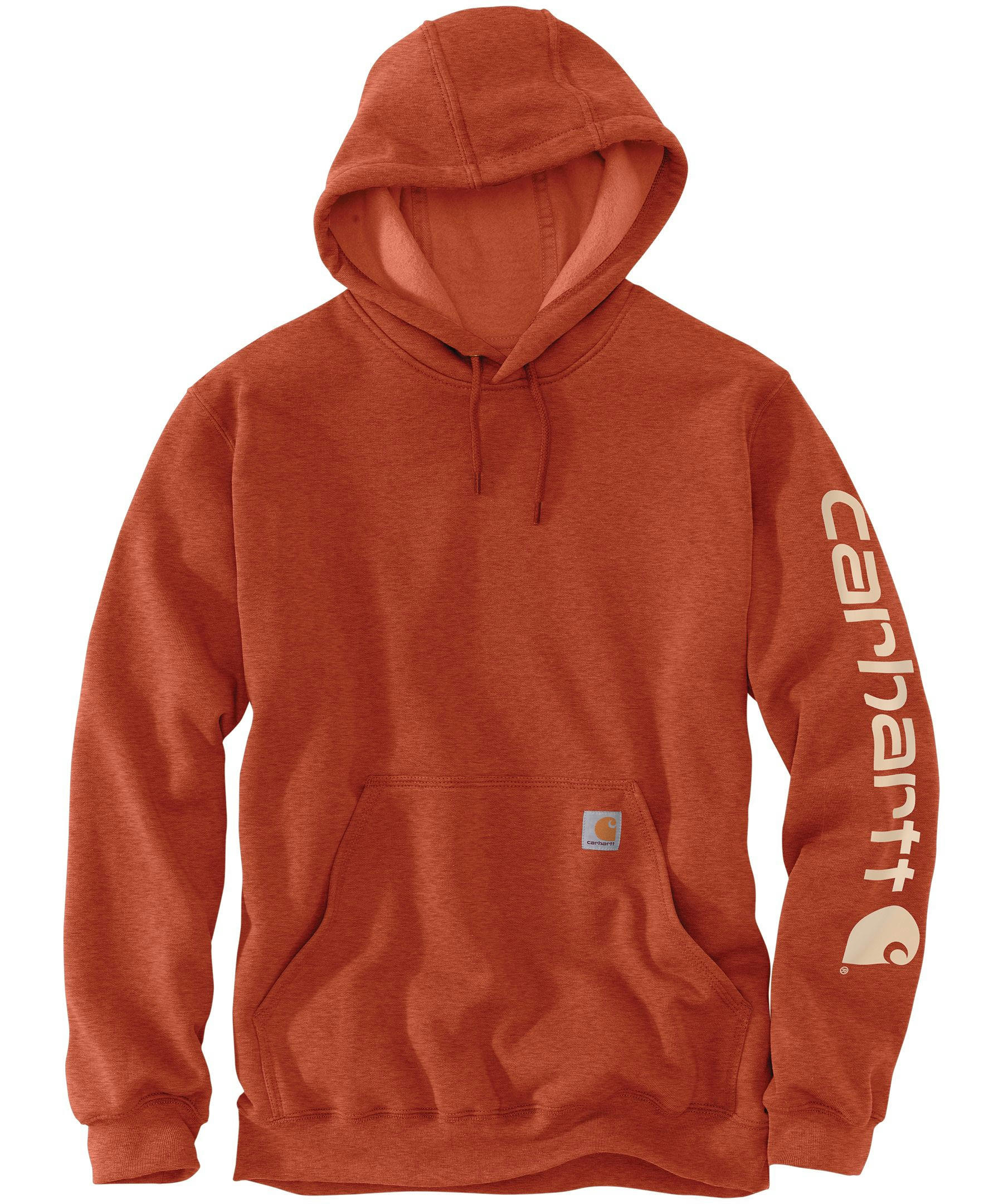Carhartt Men's Midweight Hooded Logo Sleeve Sweatshirt