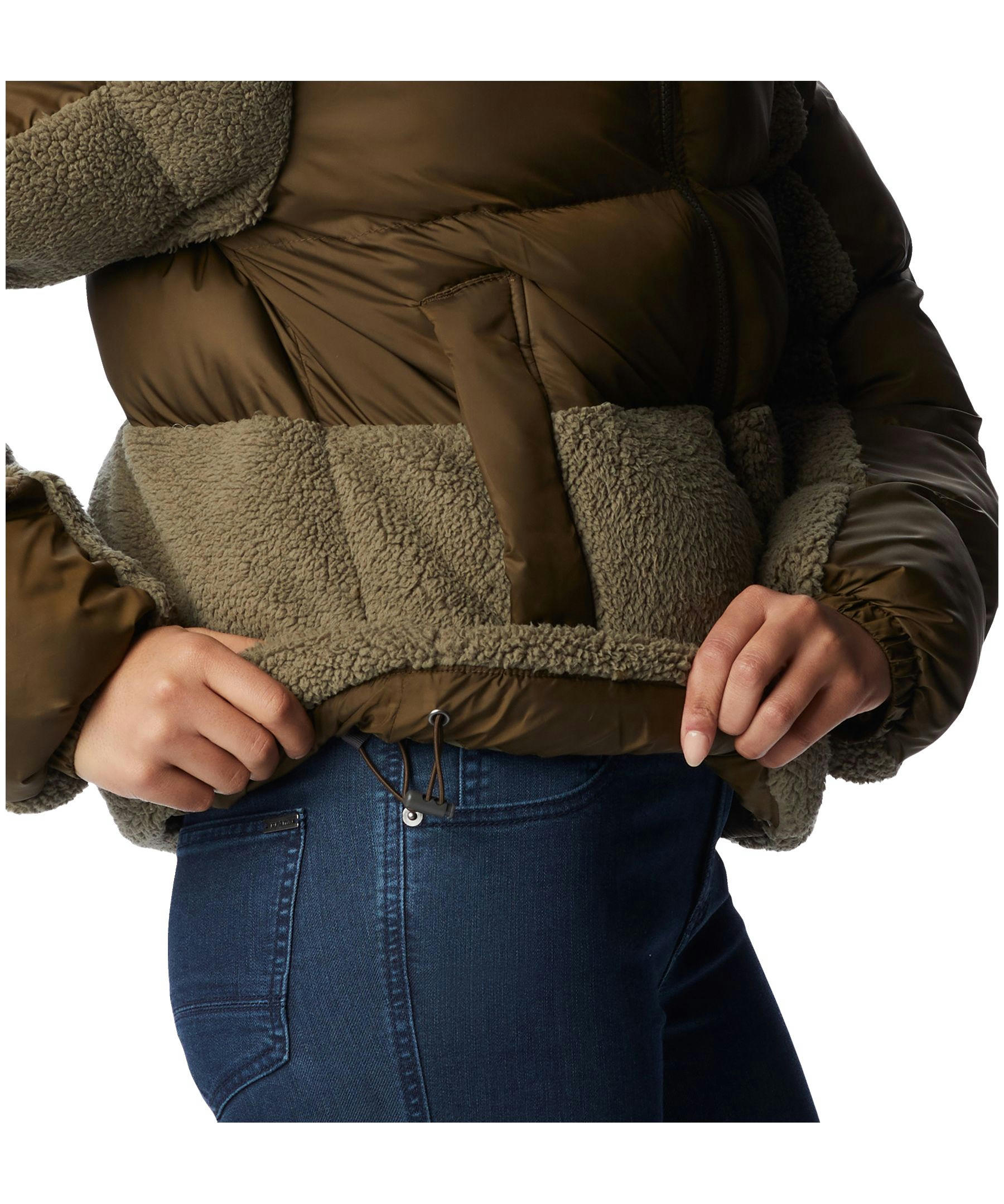 Columbia Women's Lead Better Point Sherpa Hybrid Water Resistant Insulated Jacket