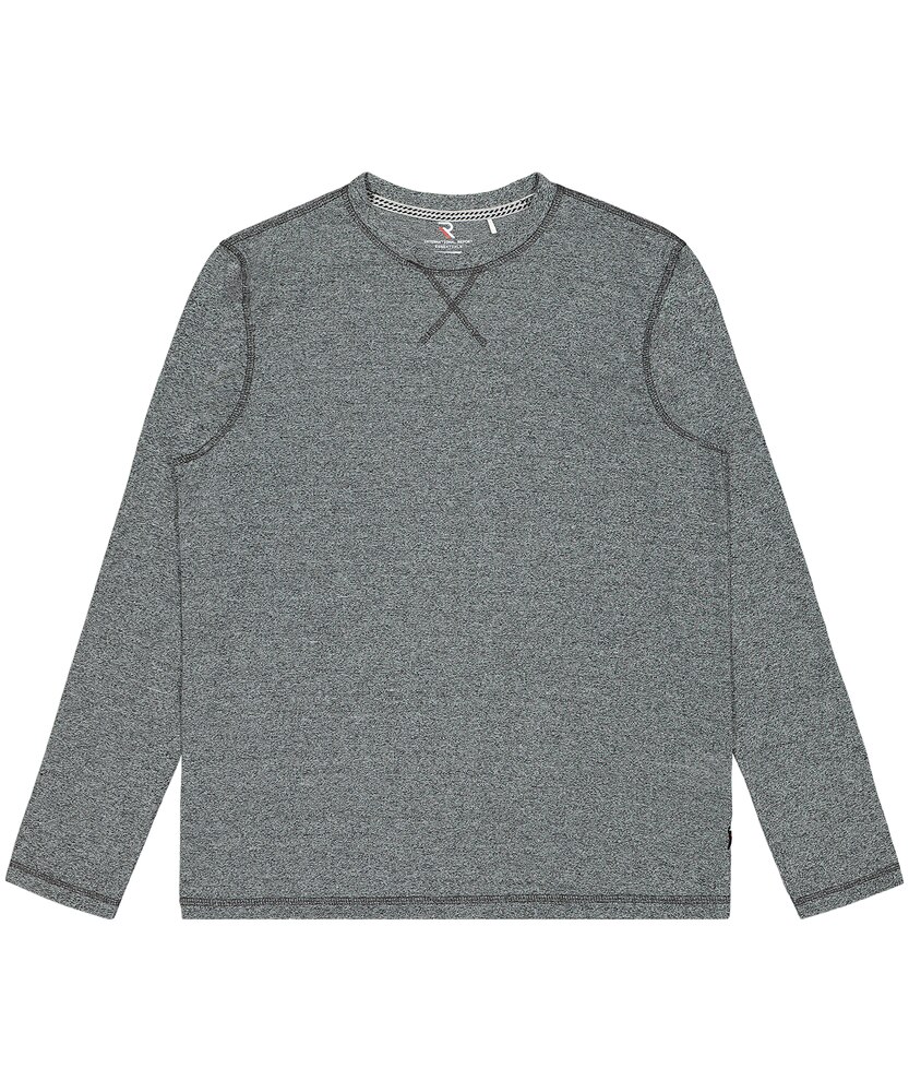 Report Men's Mathew Long Sleeve Flatlock Knit Crewneck T Shirt