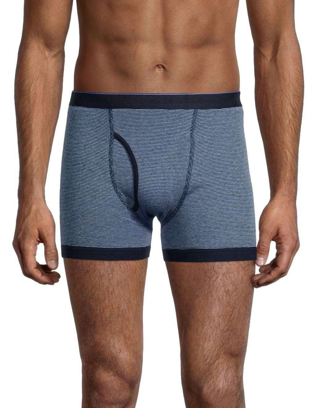 Denver Hayes Men's 2 Pack Yarn Dye Boxer Briefs