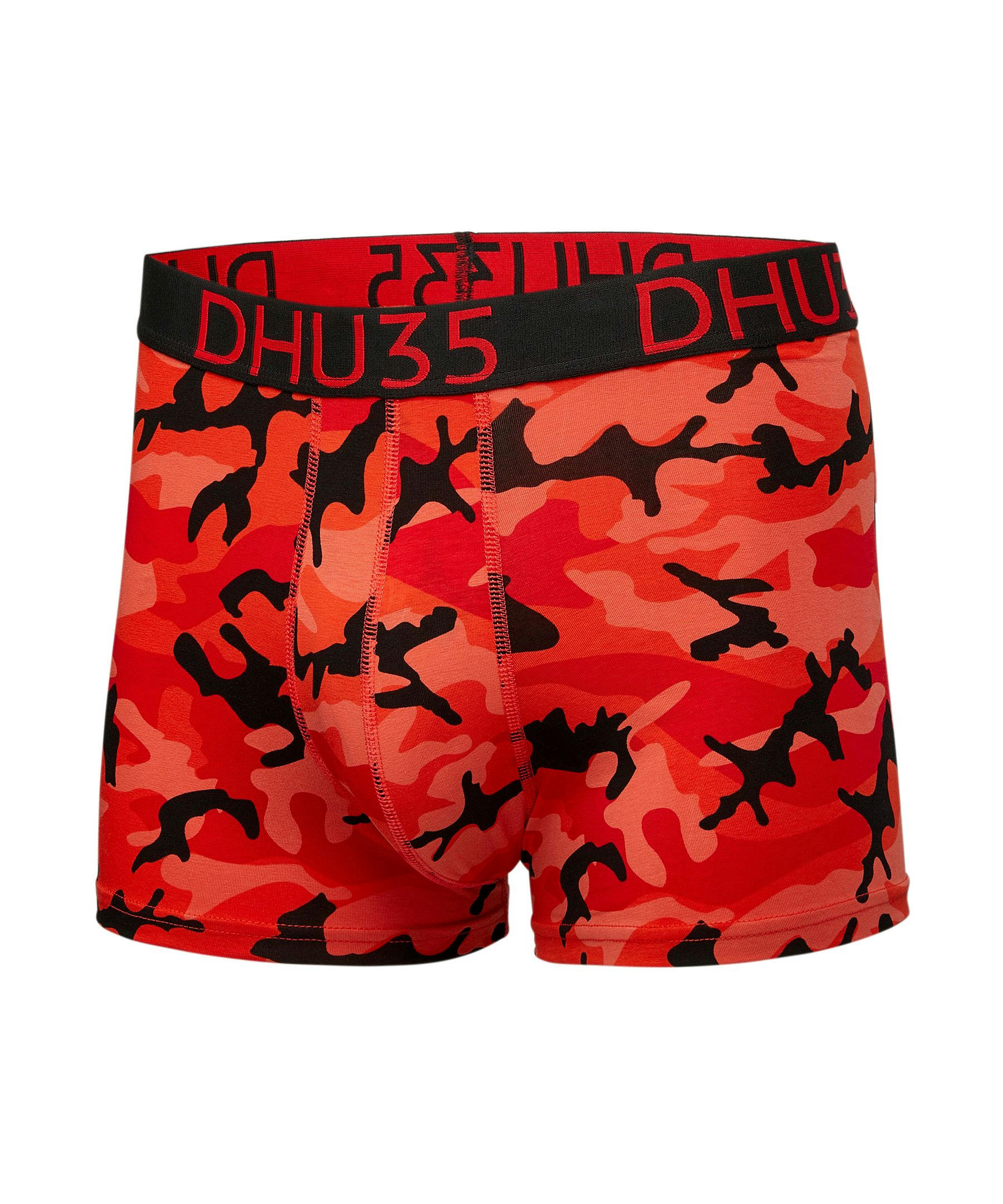 Denver Hayes Men's 2 Pack Fashion Side X Side Cotton Stretch Trunk Briefs with Elastic Waistband