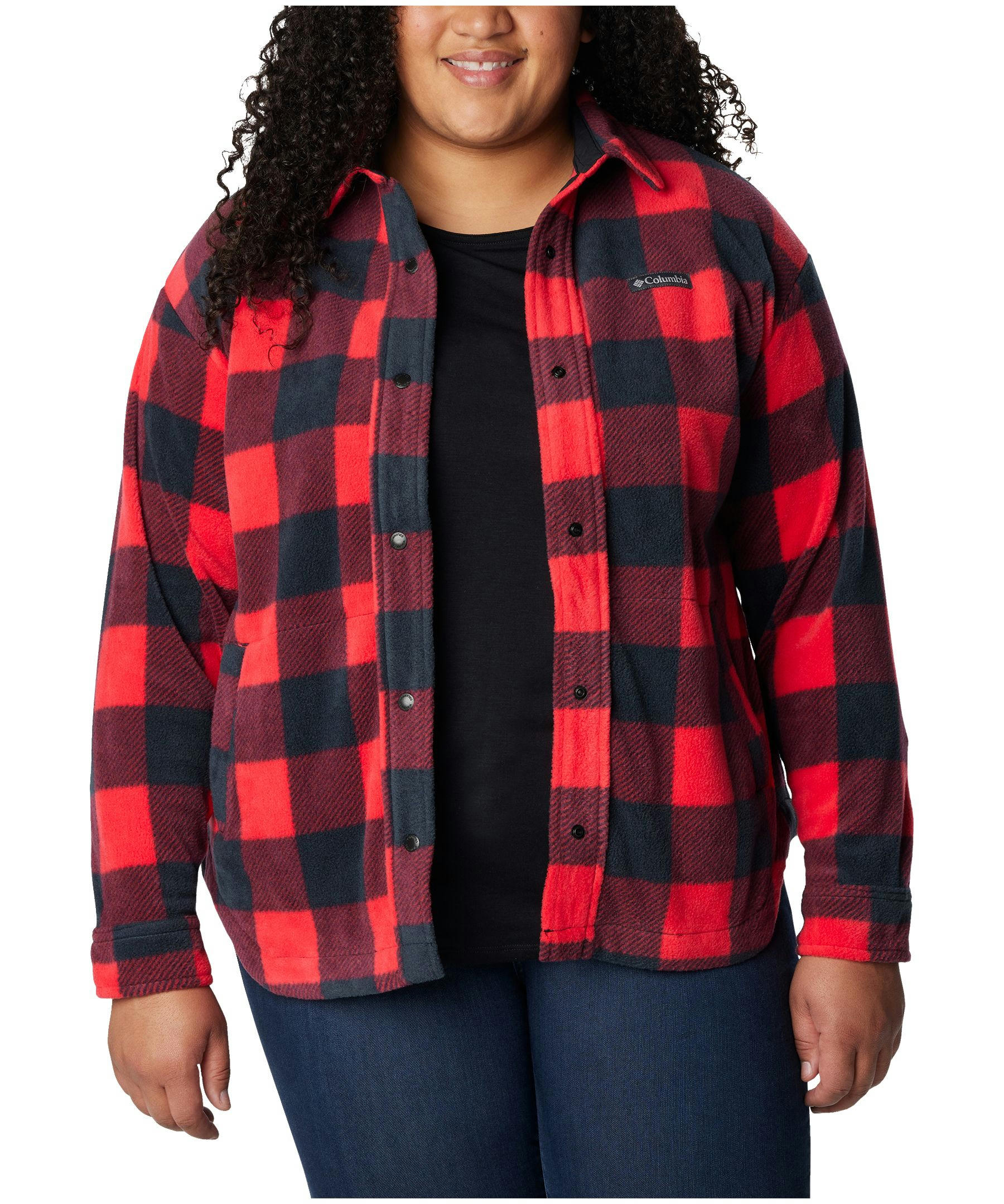 Columbia Women's Benton Springs Fleece Shacket - Plus Size