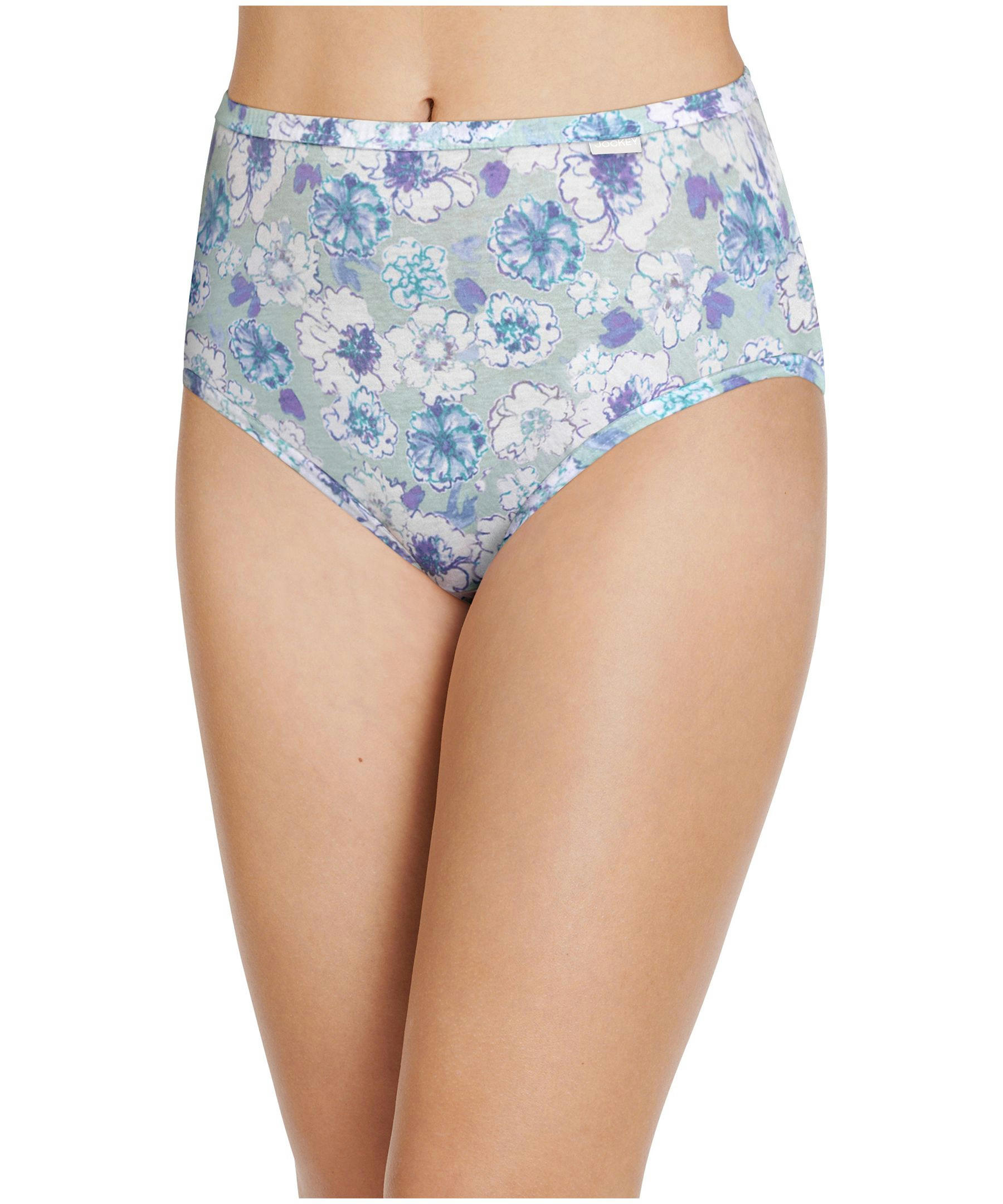 Jockey Women's 3 Pack Basic Briefs Underwear - Extended Size