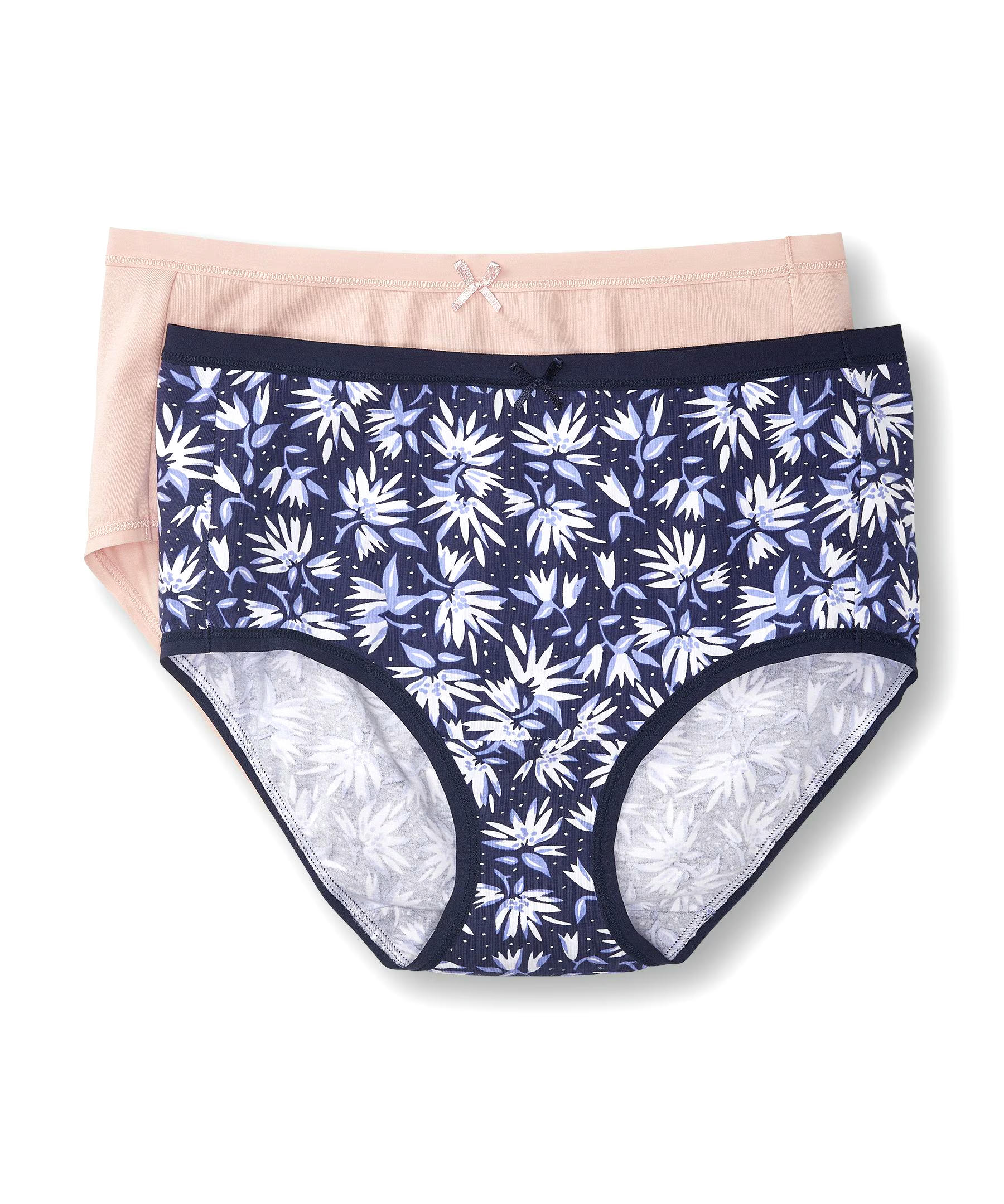 Denver Hayes Women's 2 Pack Cotton Stretch Modern Brief Underwear