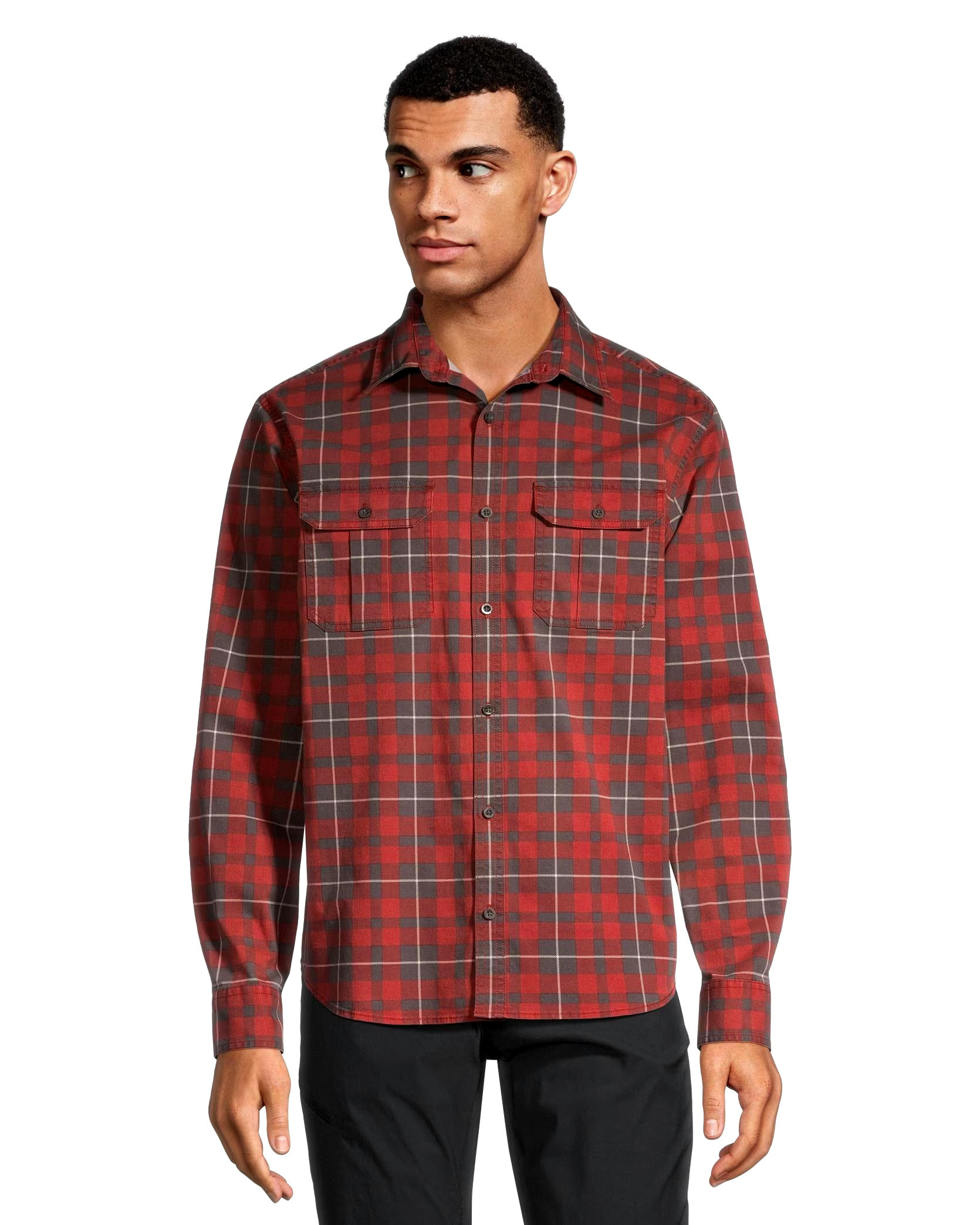 WindRiver Men's Long Sleeve Classic Fit Utility Shirt