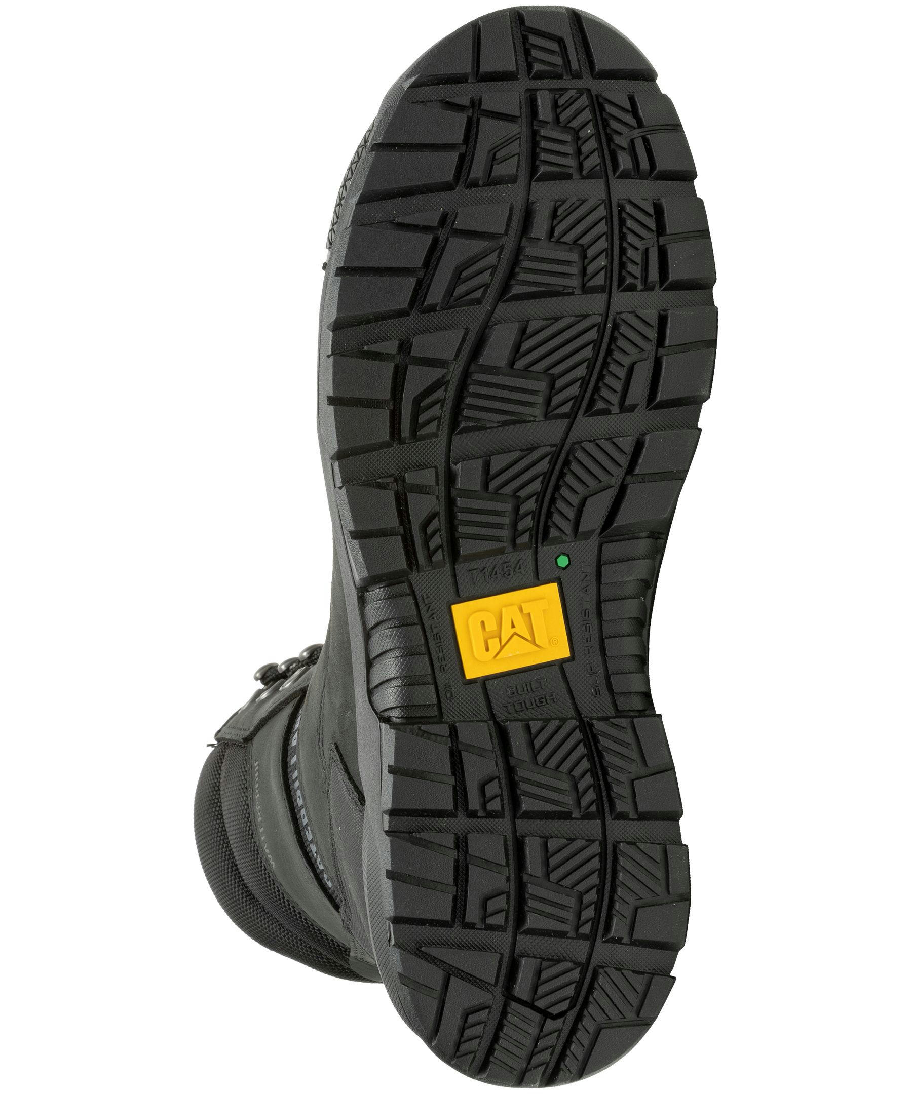 CAT Men's Accomplice 8 Inch Steel Toe Steel Plate Waterproof Work Boot