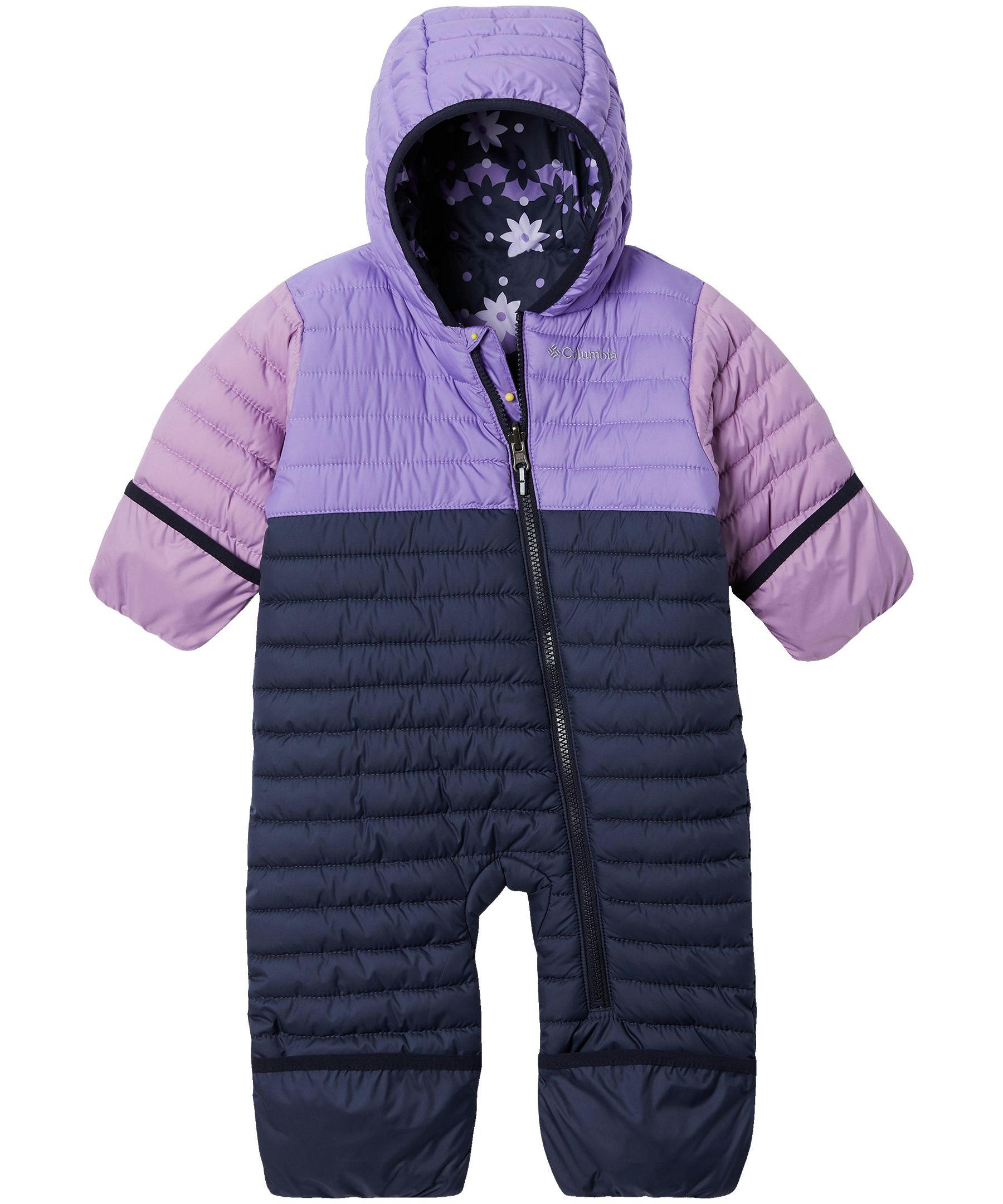 Columbia Baby Unisex 0-24 Months Water Resistant Powder Lite Reversible Bunting Bodysuit